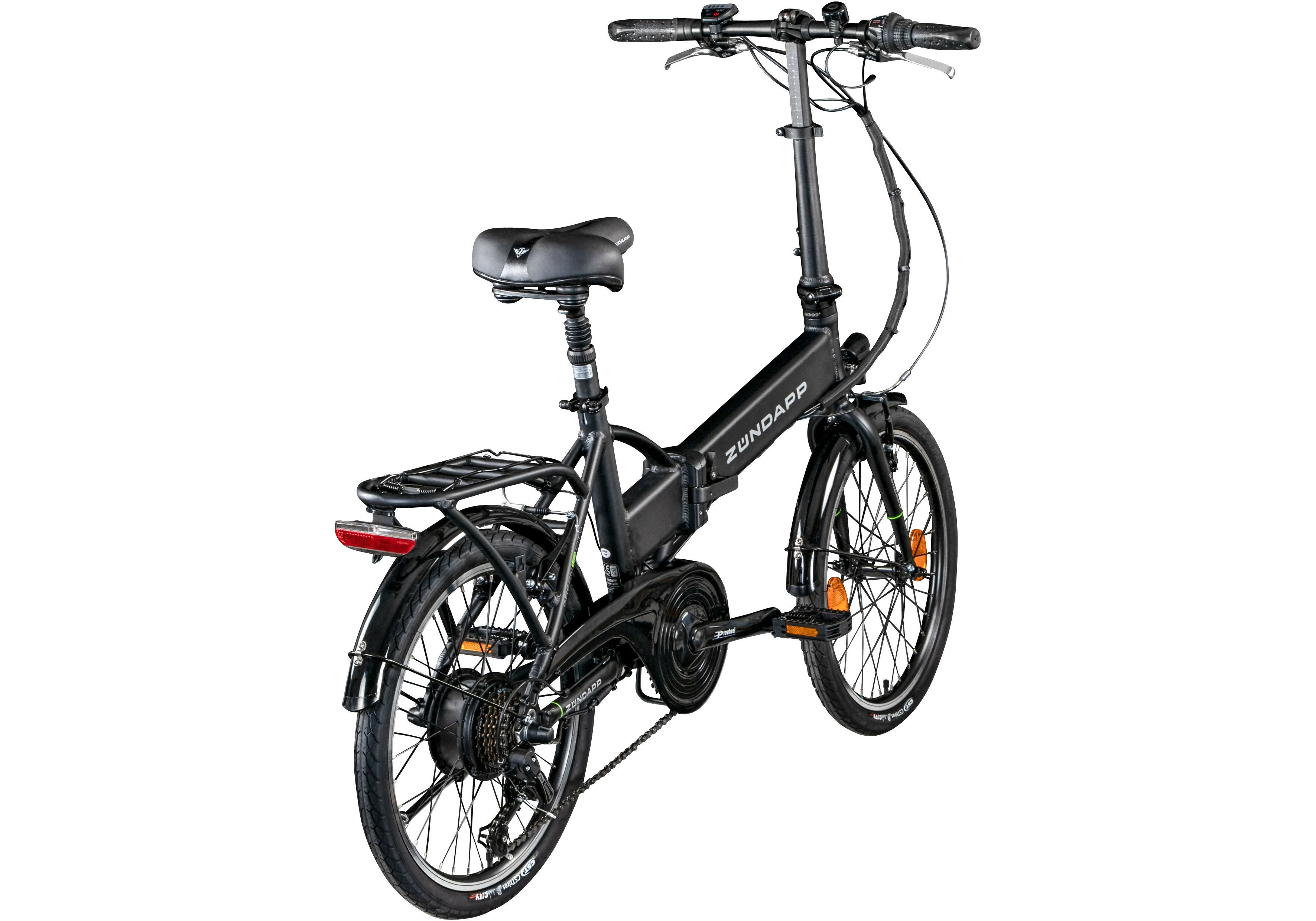 Zündapp Z101 bicicletă electrică pliabilă 20 inch neagră 250W