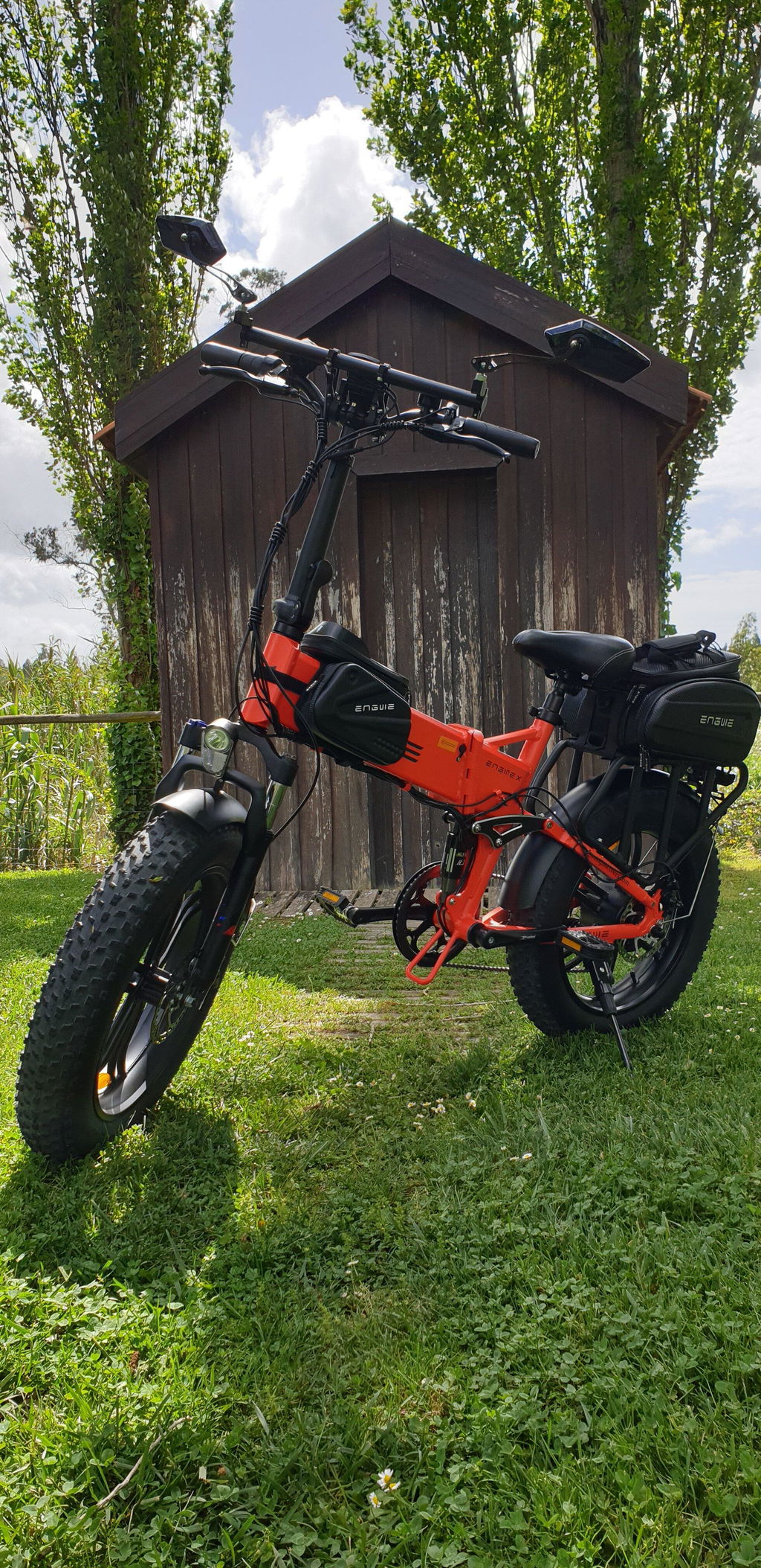 ENGWE Engine X bicicletă electrică pliabilă 20x4.0 negru