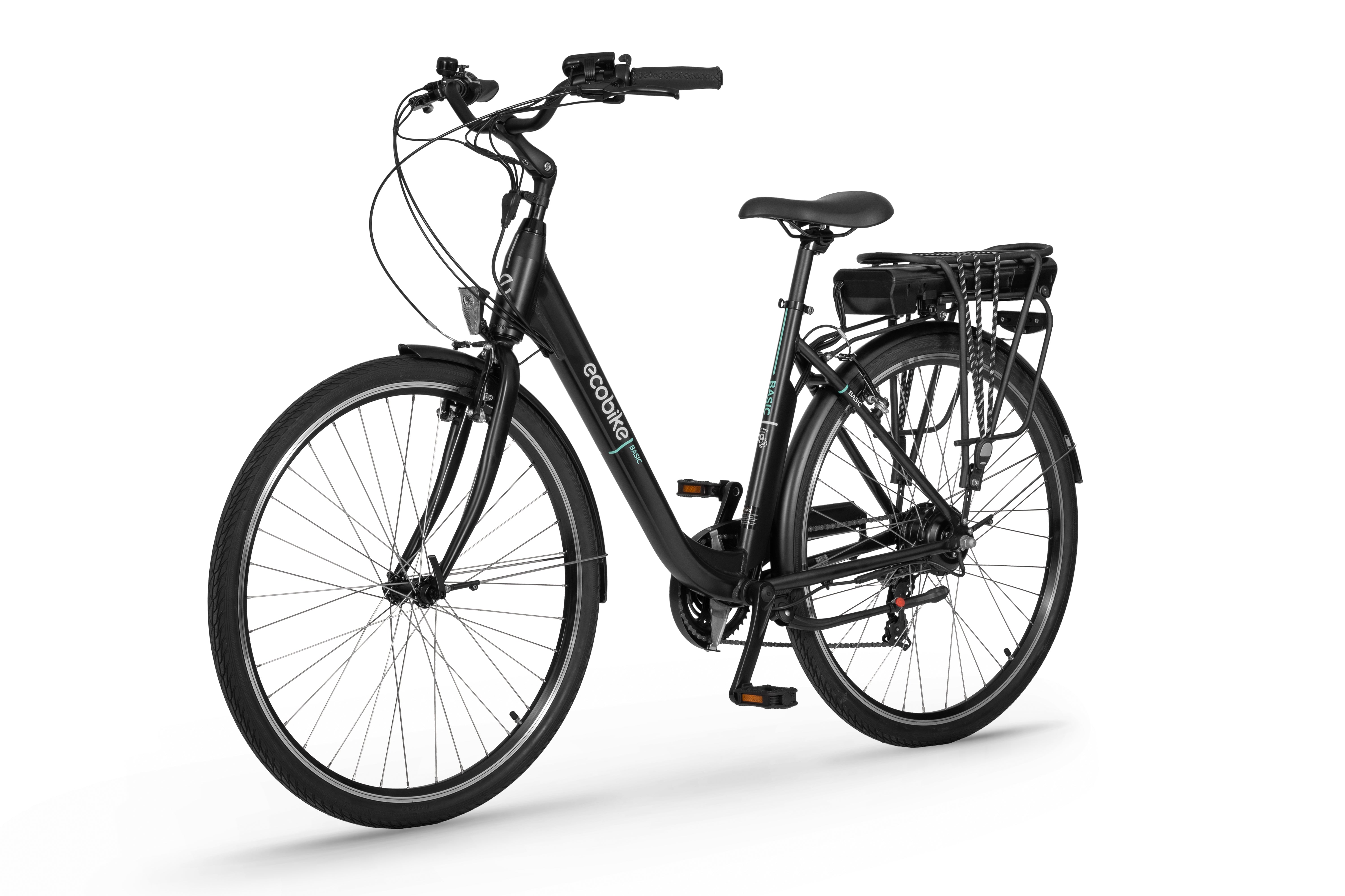 Ecobike Basic Black bicicleta electrica 11.6Ah Shimano 7 viteze