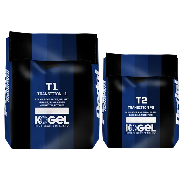 Kogel Bearings T1/T2 genți tranziție triatlon negre