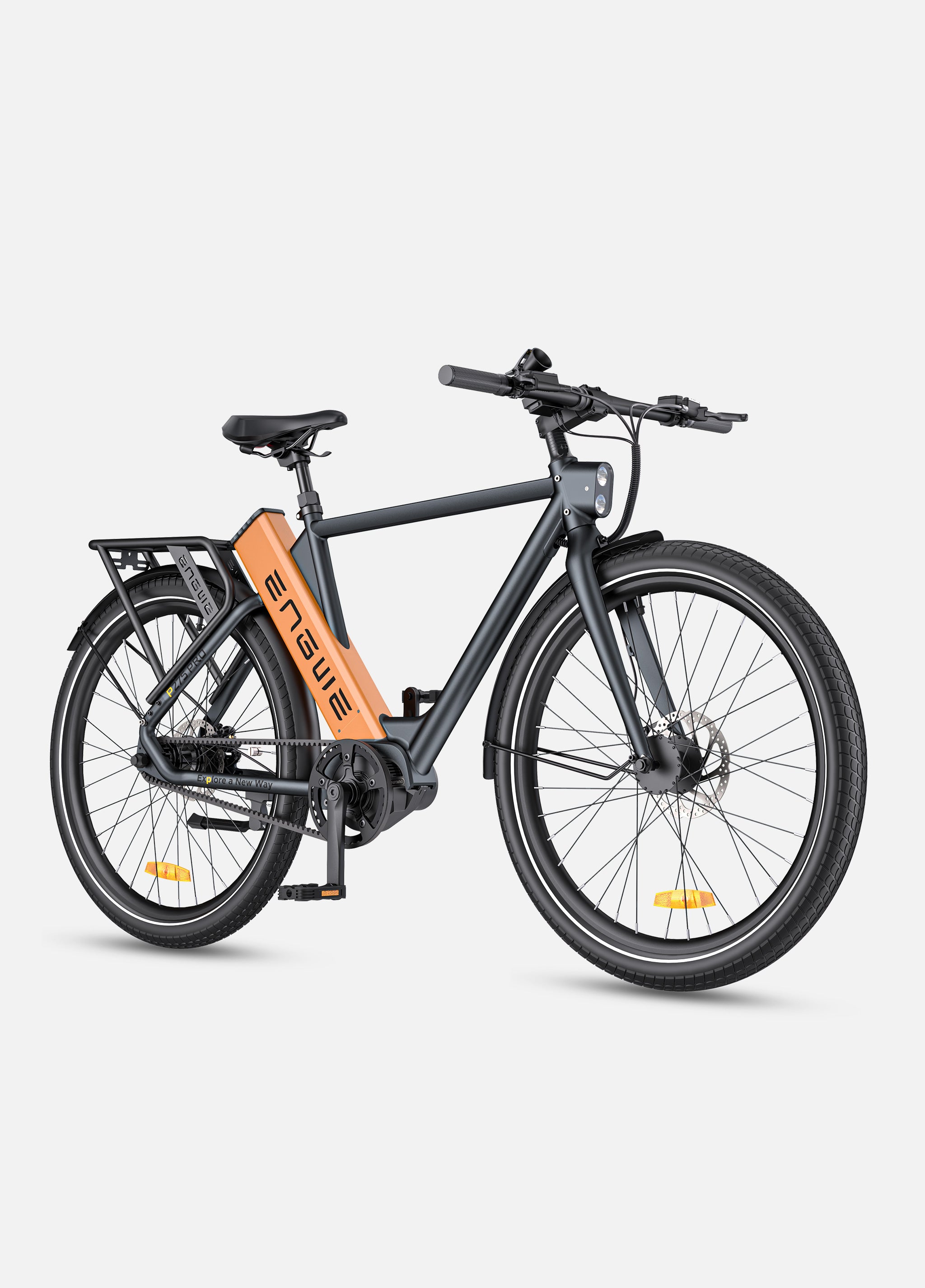 ENGWE P275 Pro bicicleta electrica curea carbon negru 260 km