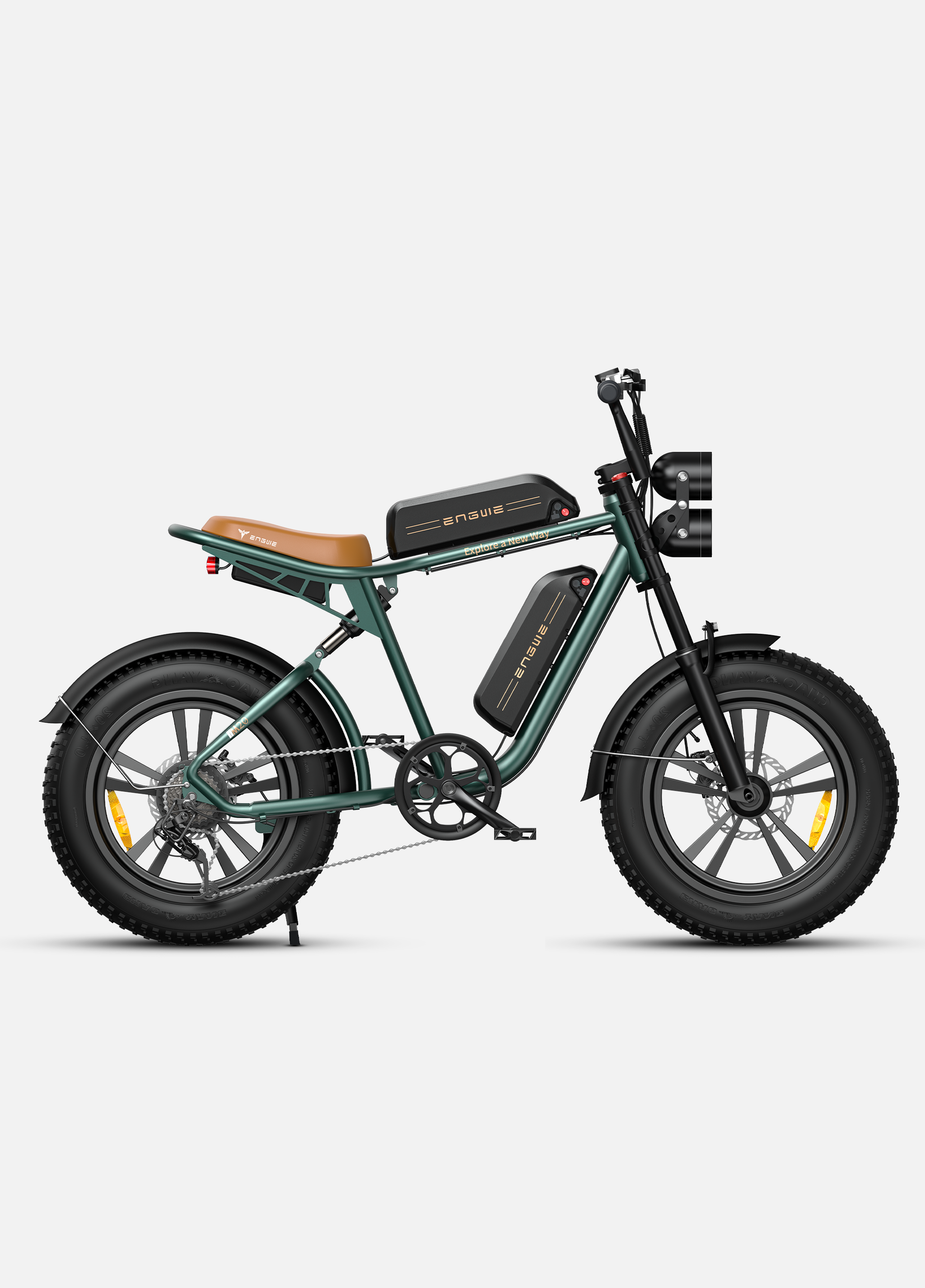 ENGWE M20 bicicleta electrica negru baterie dubla 150 km