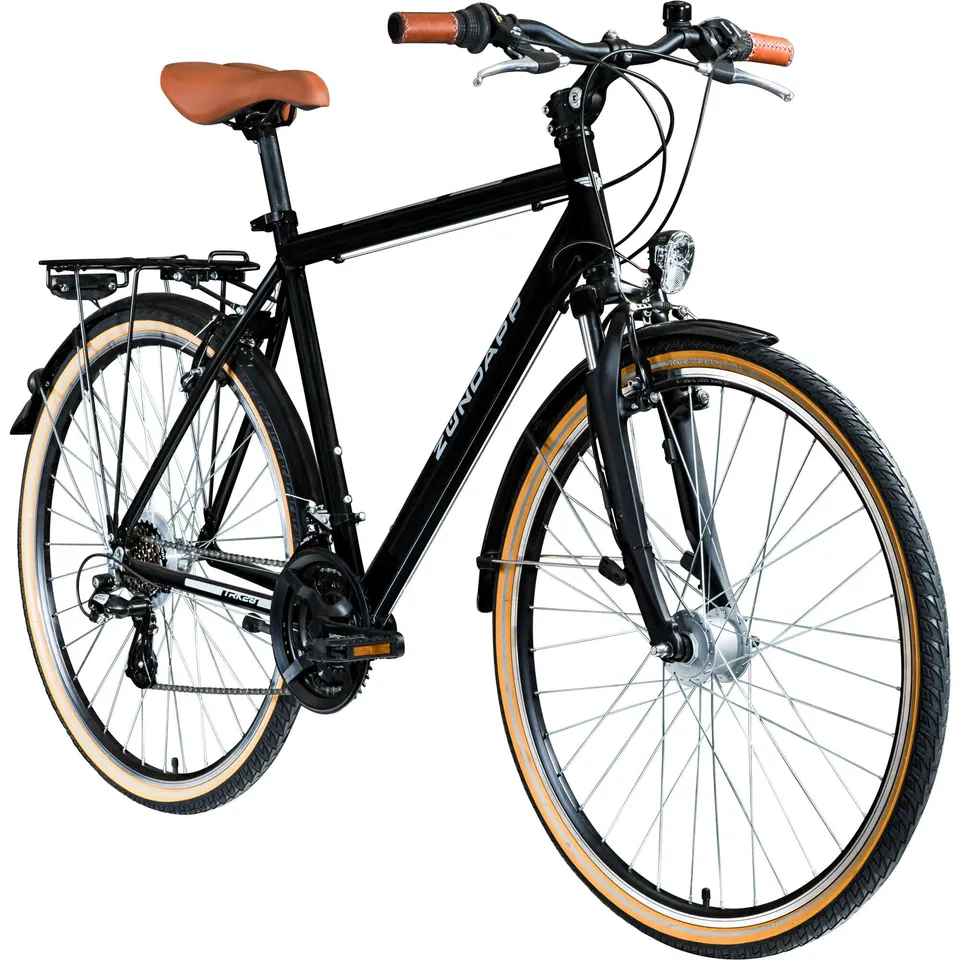 Zündapp T700 bicicleta trekking 28 inch 50 cm negru 21 viteze