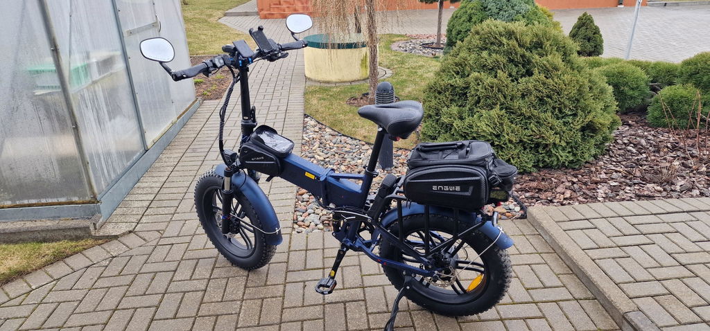 ENGWE geanta portbagaj bicicleta 35L impermeabila negru