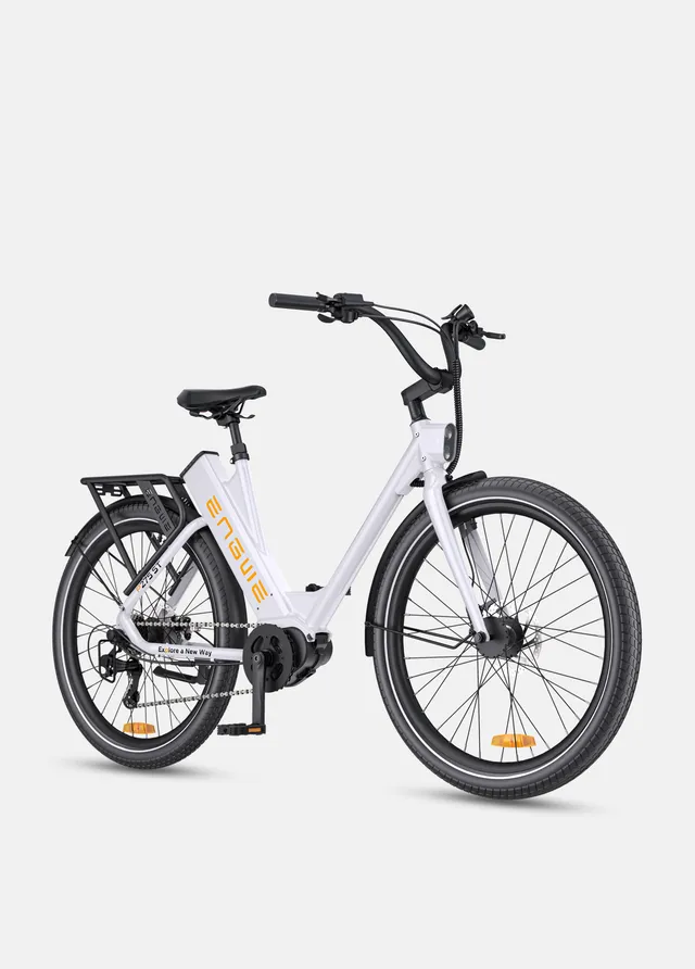 ENGWE P275 ST bicicleta electrica urbana alb-portocaliu 260 km