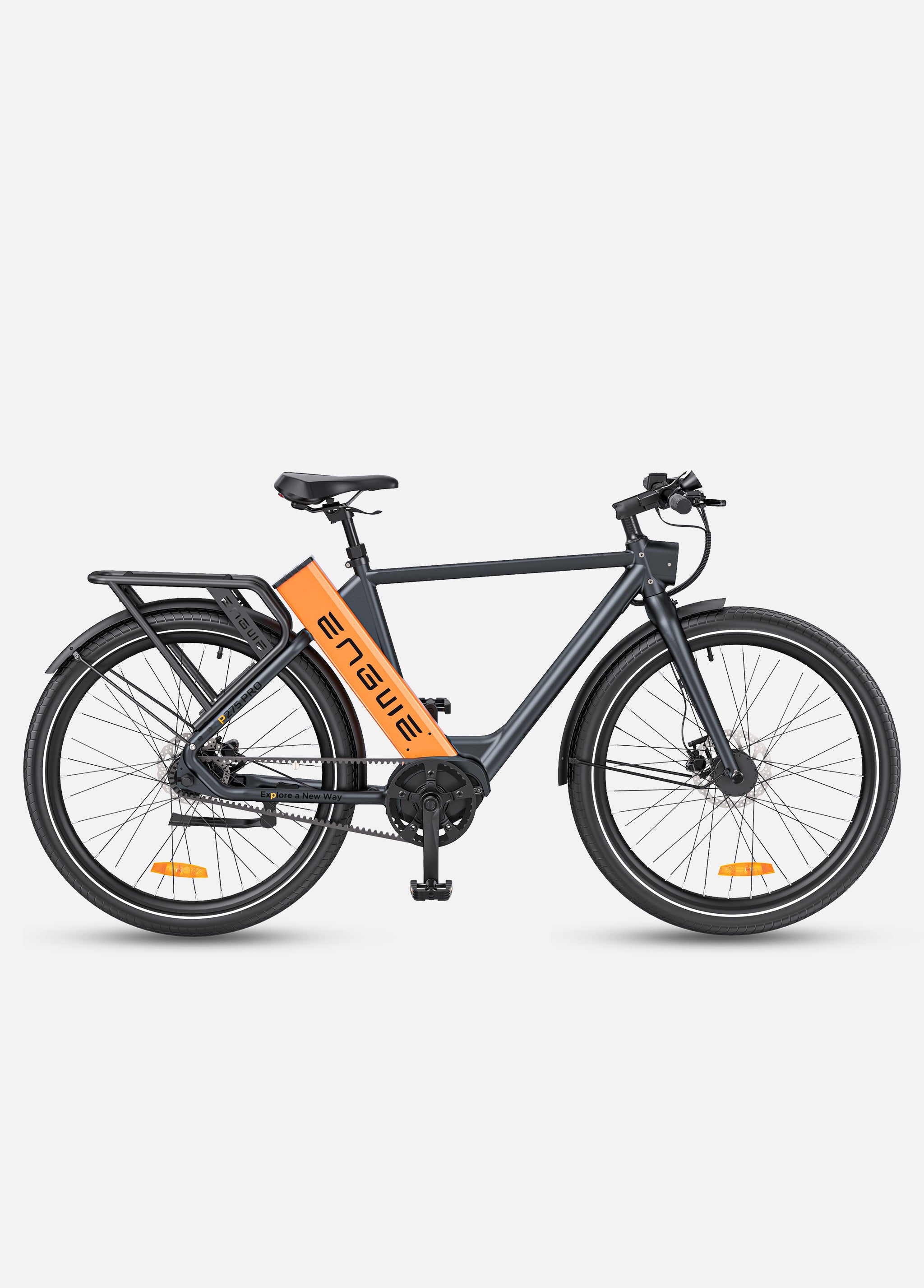 ENGWE P275 Pro bicicleta electrica curea carbon negru 260 km