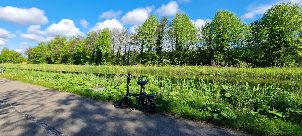 ENGWE T14 mini bicicletă electrică pliabilă portocaliu