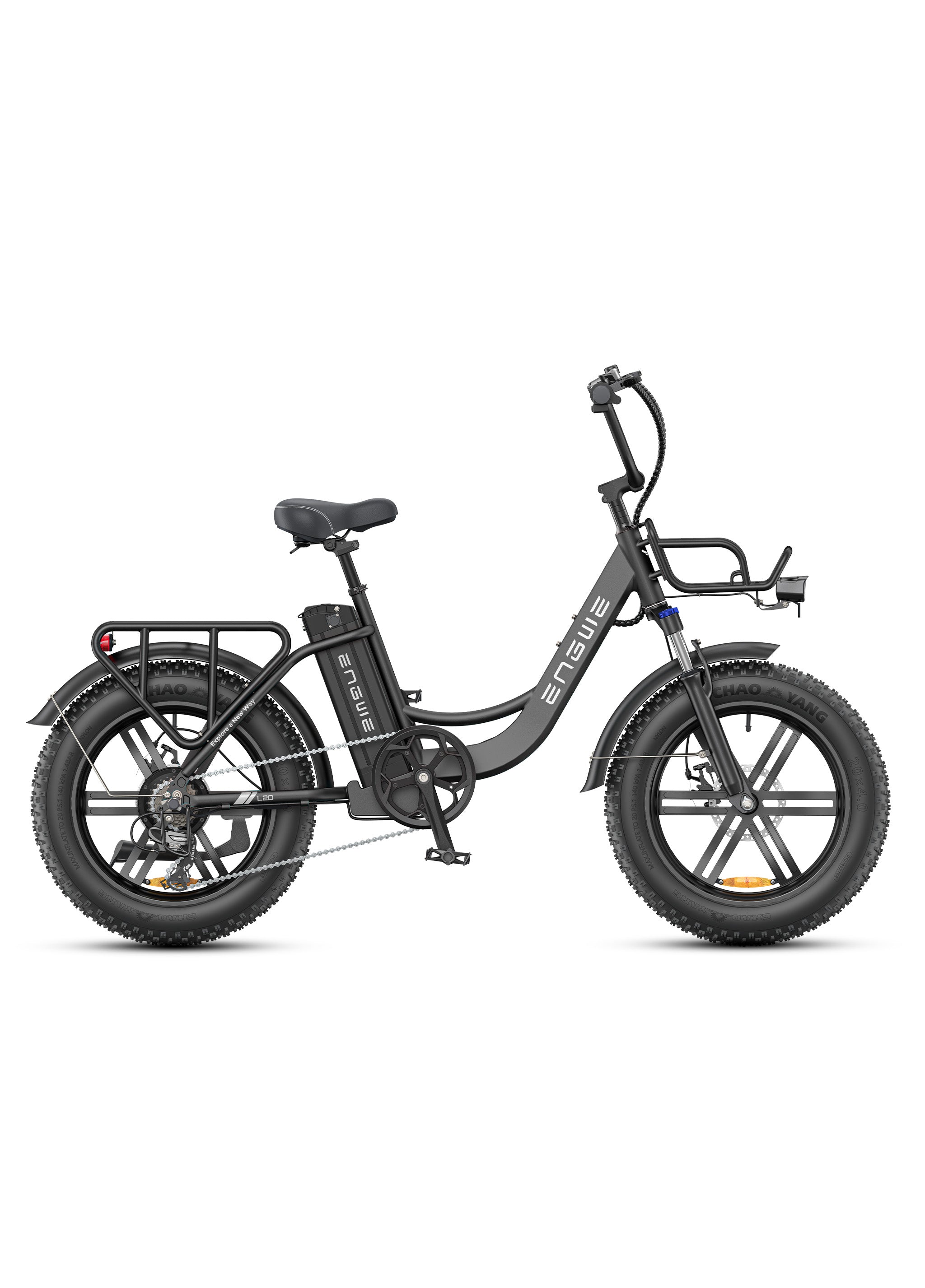 ENGWE L20 Boost bicicletă electrică neagră 126km