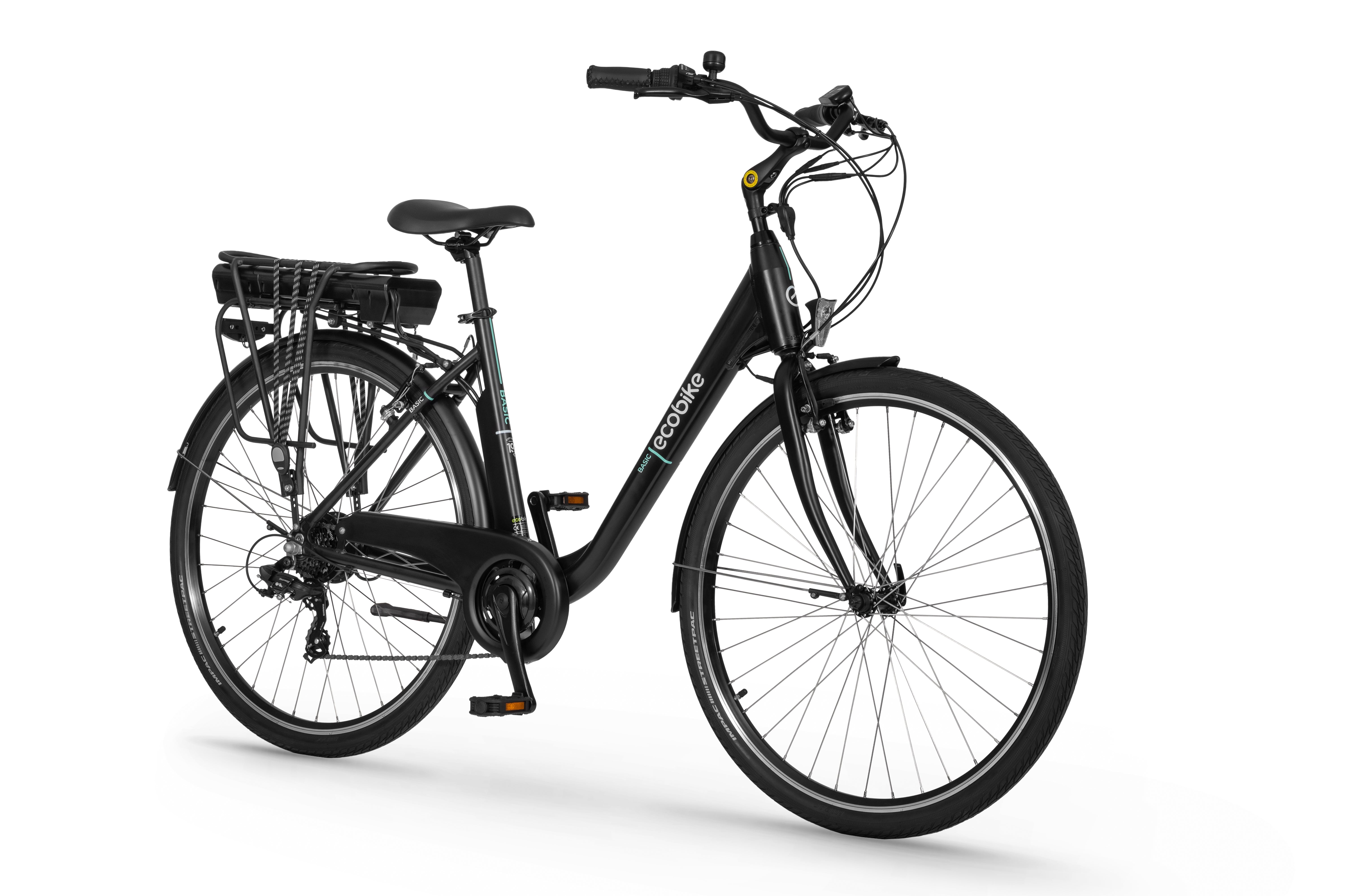 Ecobike Basic Black bicicleta electrica 11.6Ah Shimano 7 viteze