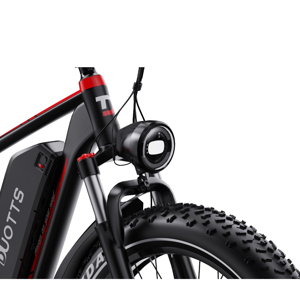 Duotts S26 bicicleta electrica neagra 19.2Ah fatbike