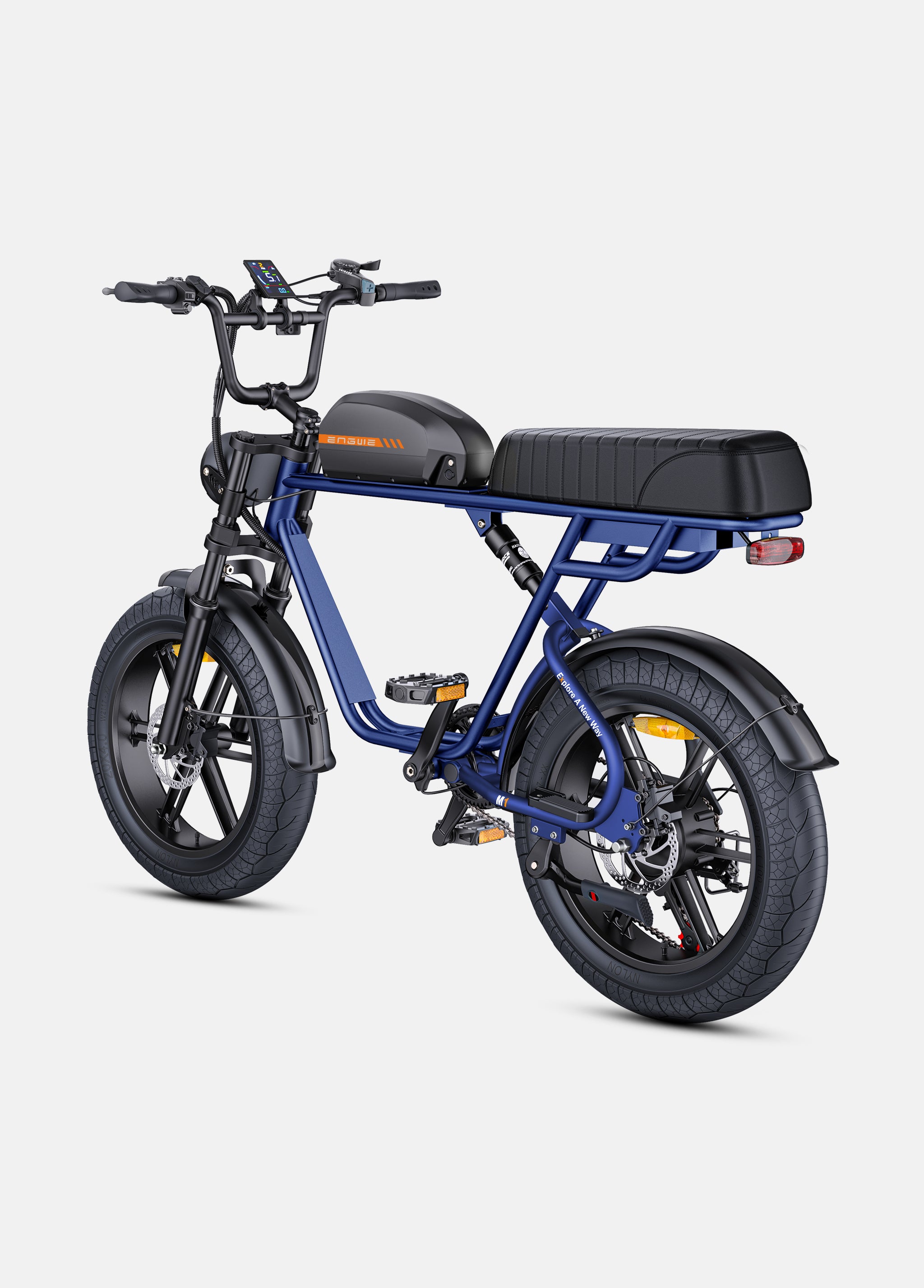 ENGWE M1 bicicleta electrica negru baterie dubla 170 km