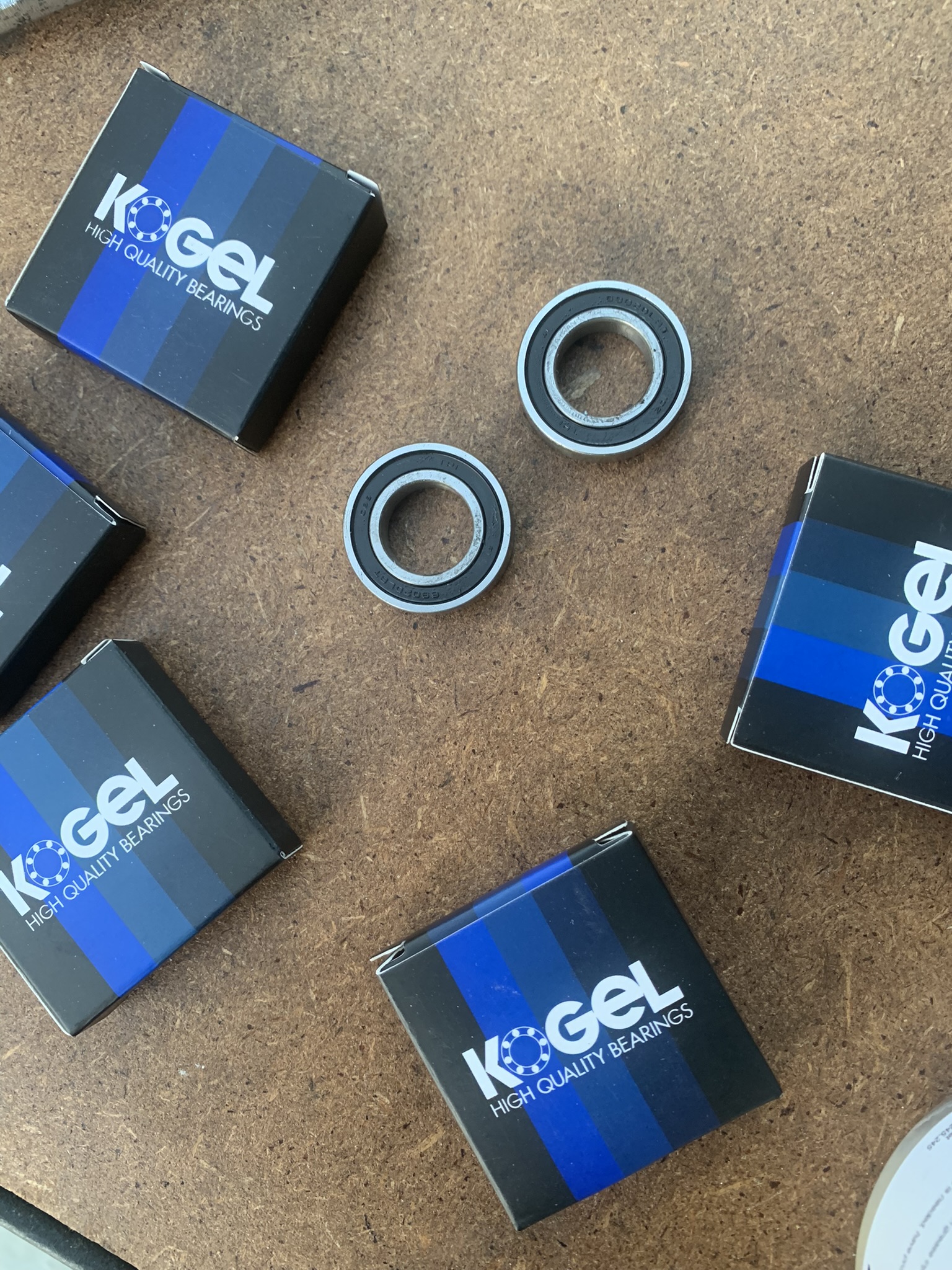 Kogel rulmenți ceramici roți set 6 buc cu freehub