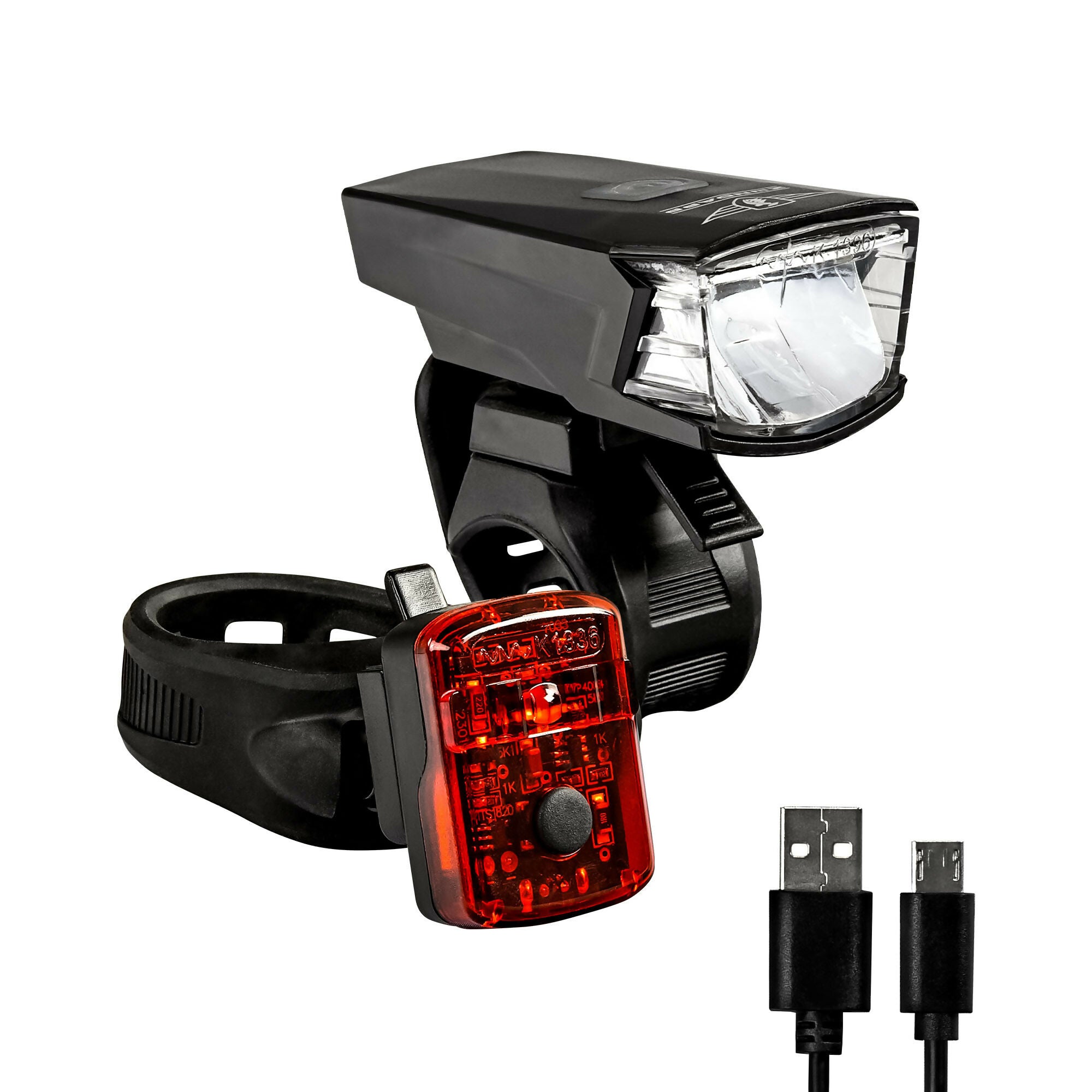 Zündapp ZA.K.15 set lumini bicicletă LED față-spate StVZO