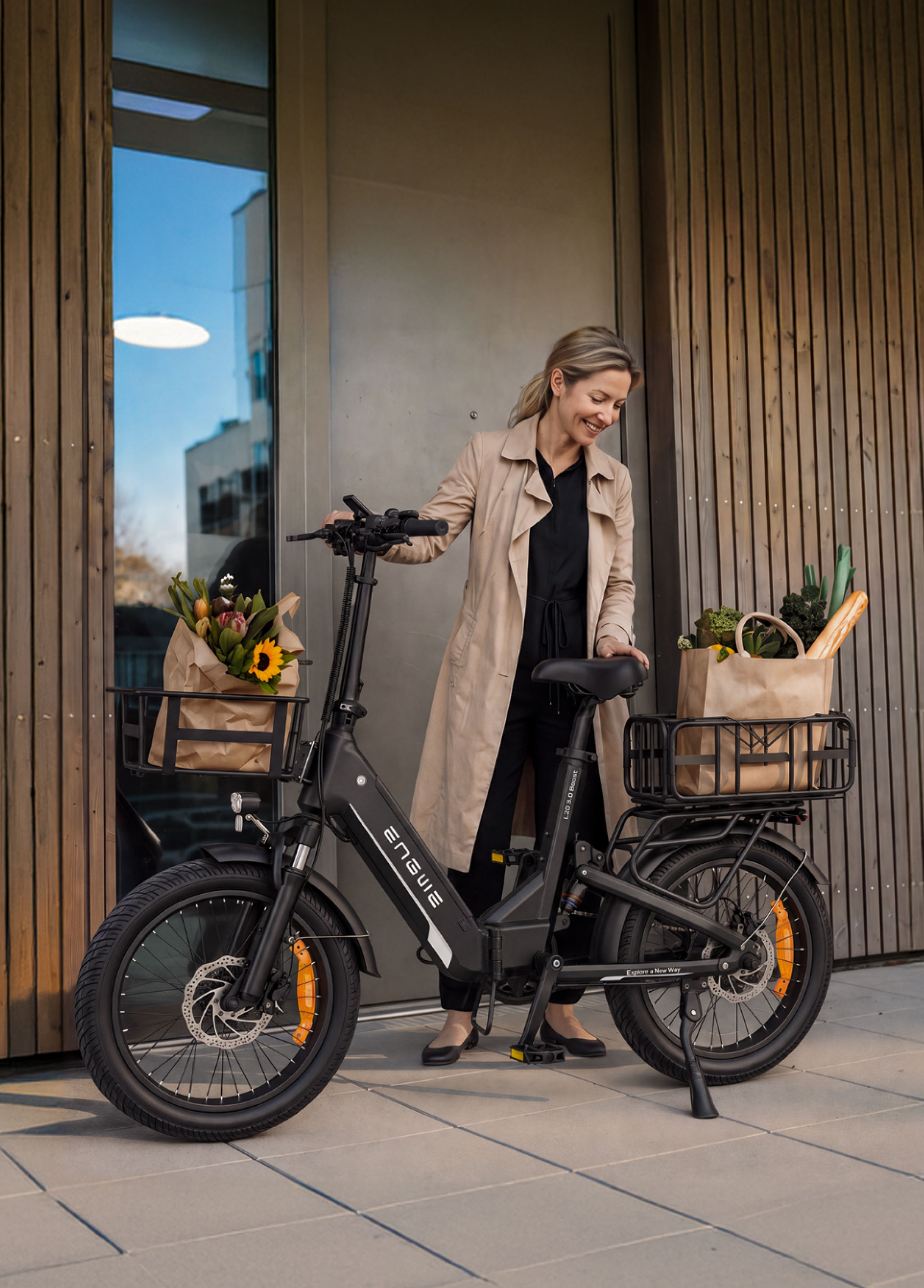 ENGWE L20 3.0 Boost bicicletă electrică pliabilă negru