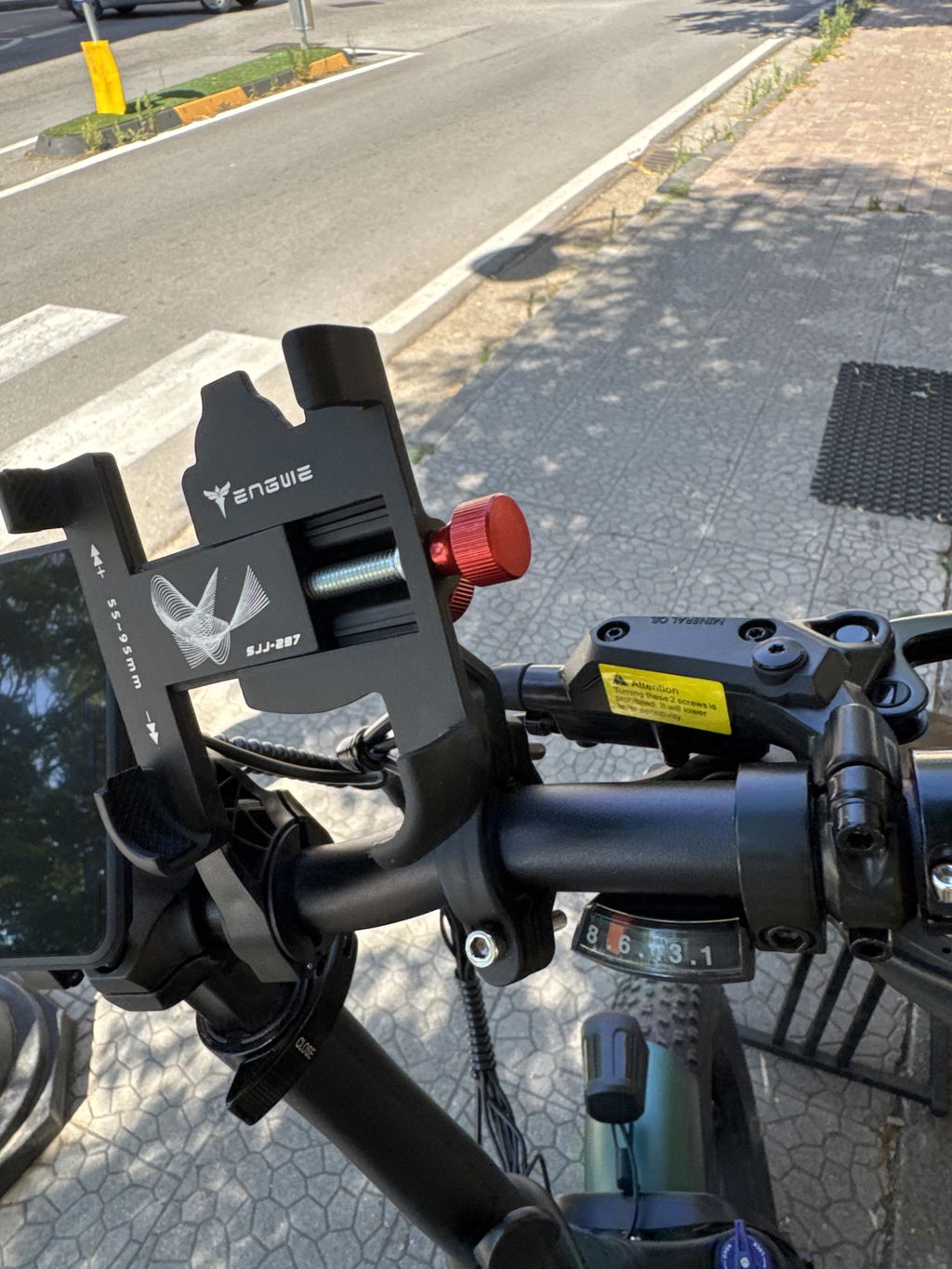 ENGWE suport telefon bicicleta ghidon rotatie 360