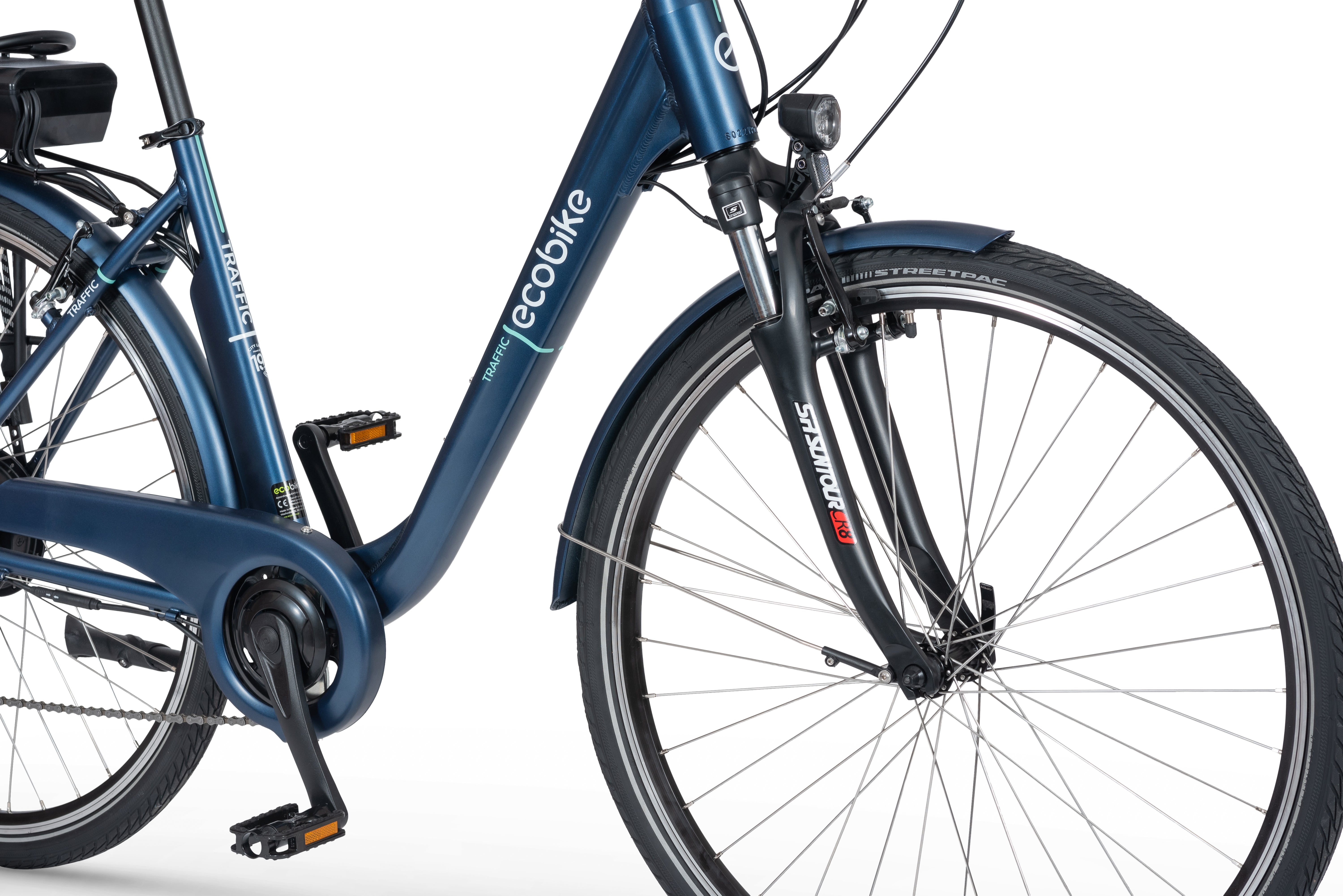 Ecobike Traffic Blue Pro bicicleta electrica 28" 17,5Ah