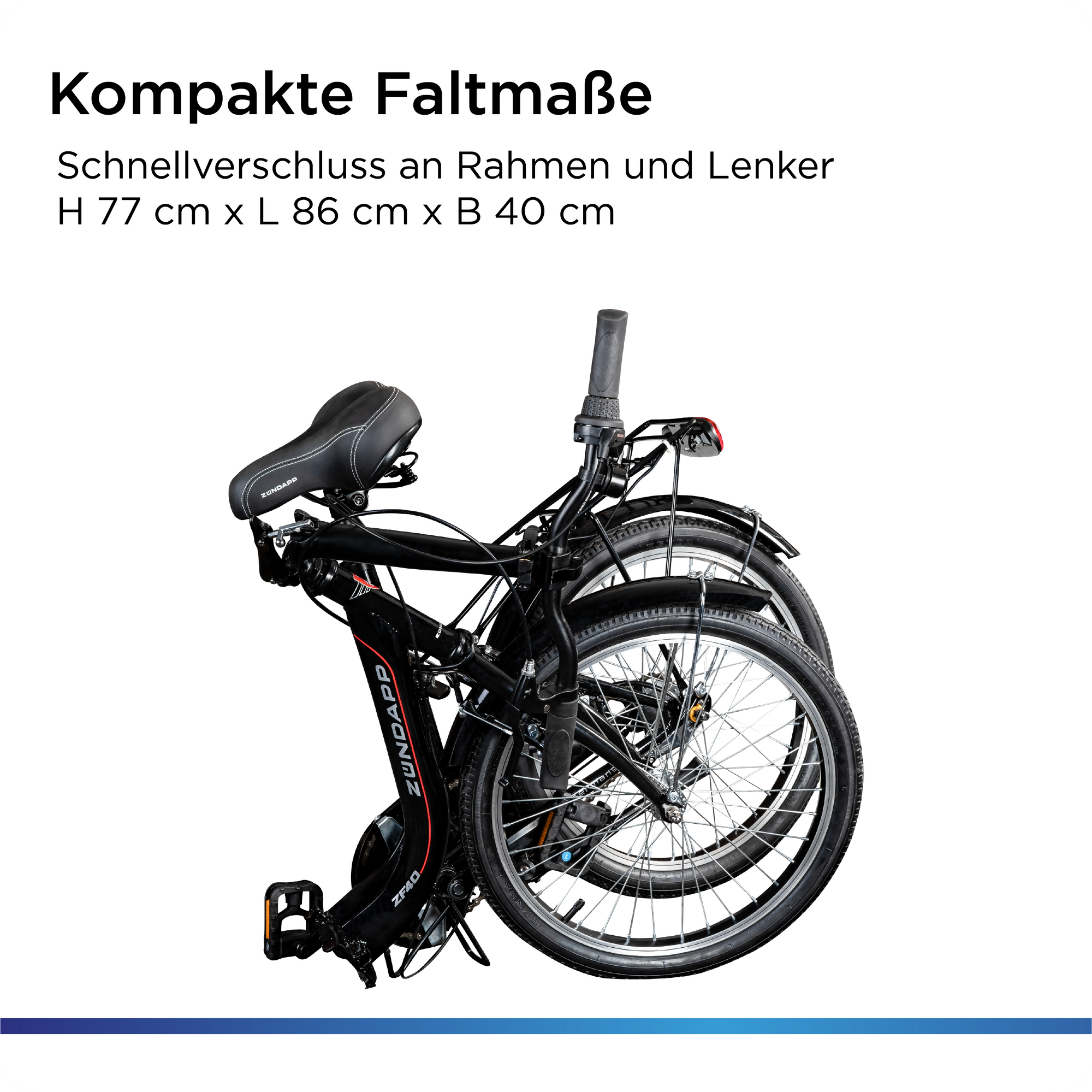 Zündapp ZF40 bicicletă pliabilă 20 inch crem 3 viteze