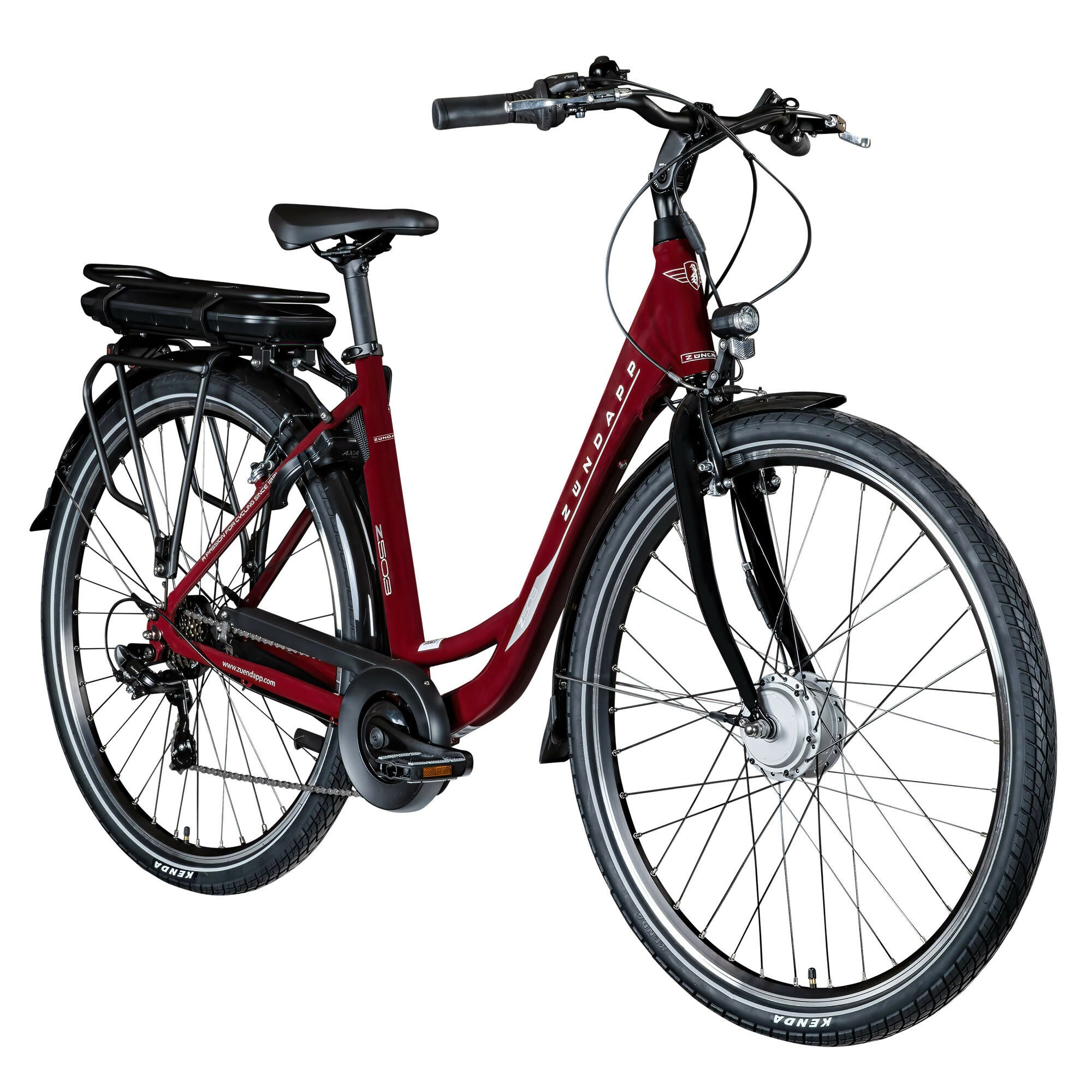 Zündapp Z503 bicicletă electrică damă 28" alb-verde 49cm