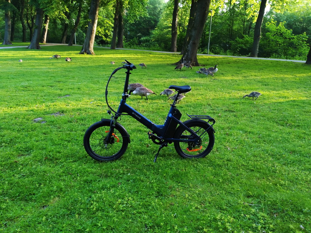 ENGWE O20 Boost bicicletă electrică pliabilă gri grafit