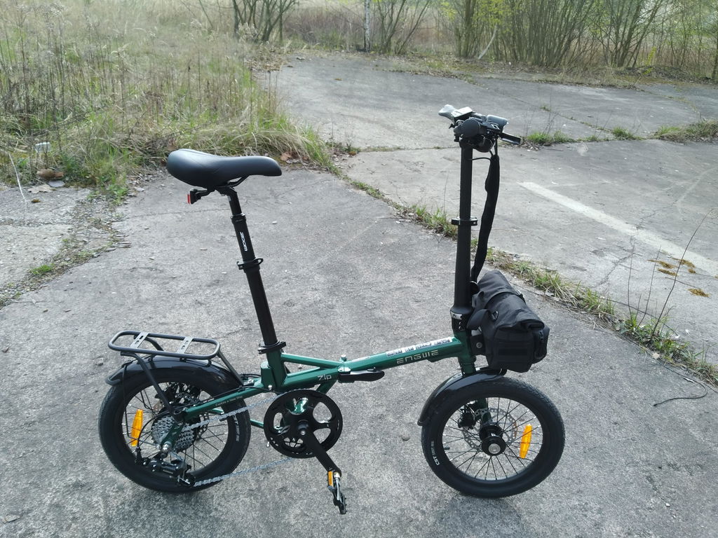 ENGWE Zip bicicletă electrică pliabilă 16 inch gri