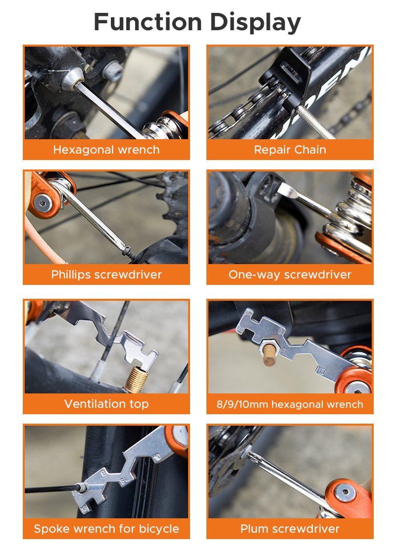 ENGWE kit scule bicicletă multifuncțional reparații