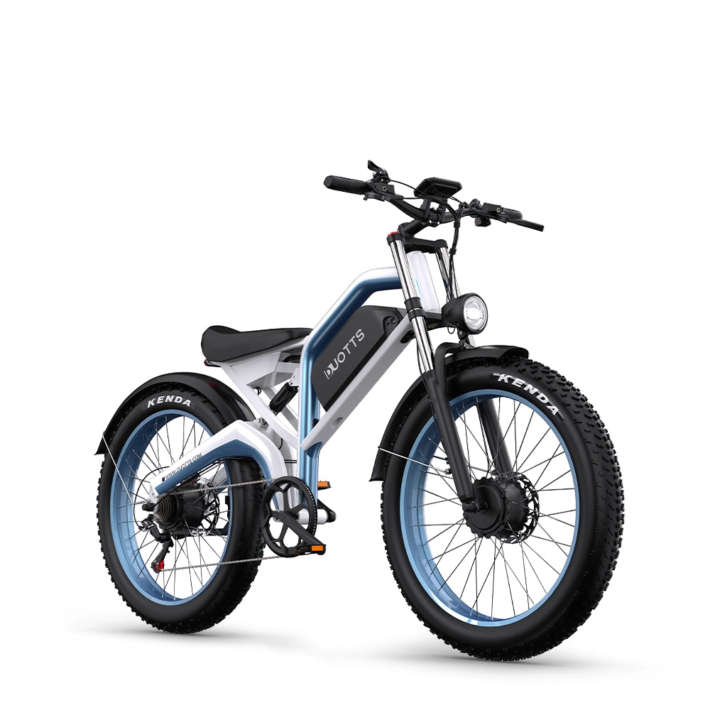 Duotts N26 bicicleta electrica negru-rosu 26 inch