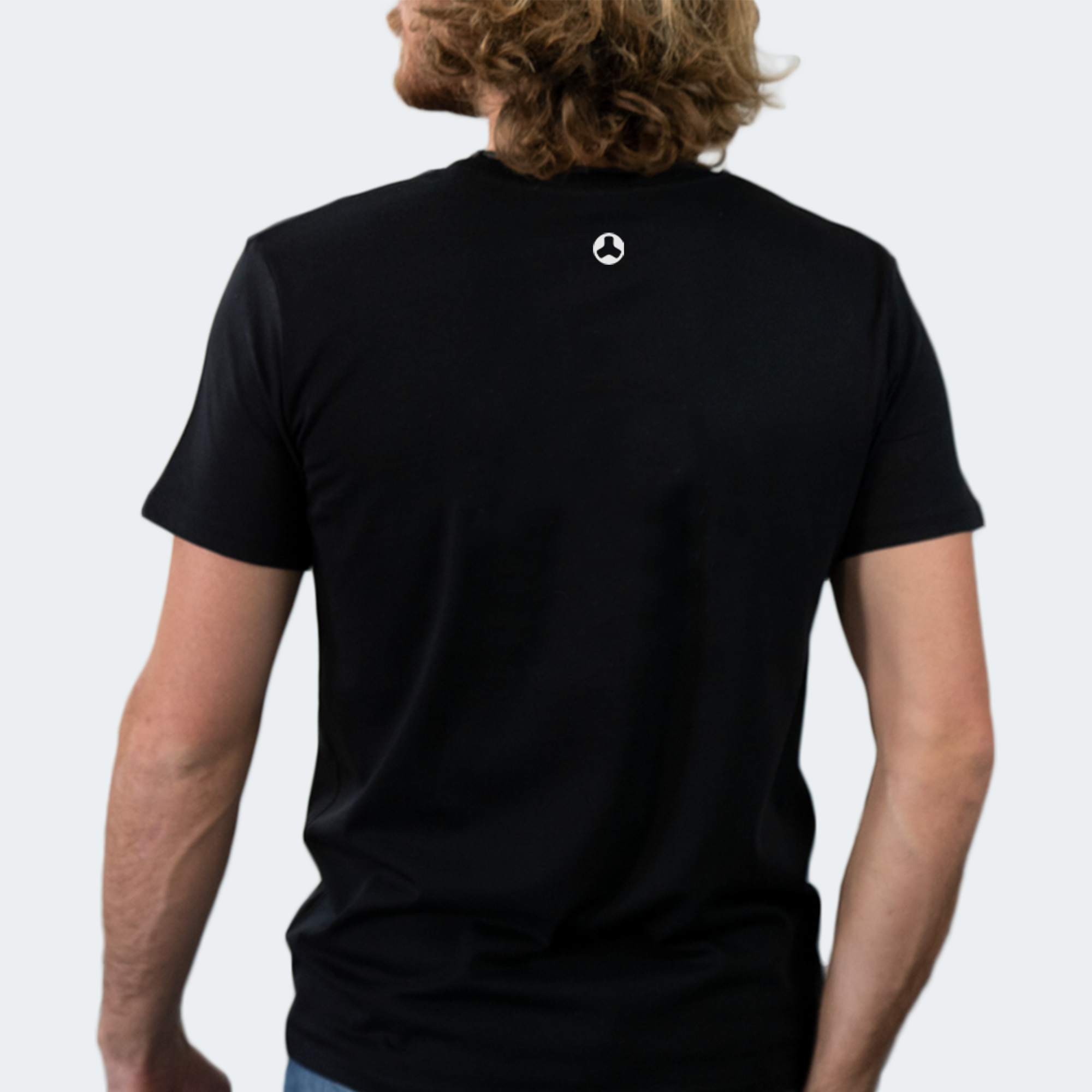 Fazua tricou negru bumbac bio unisex logo