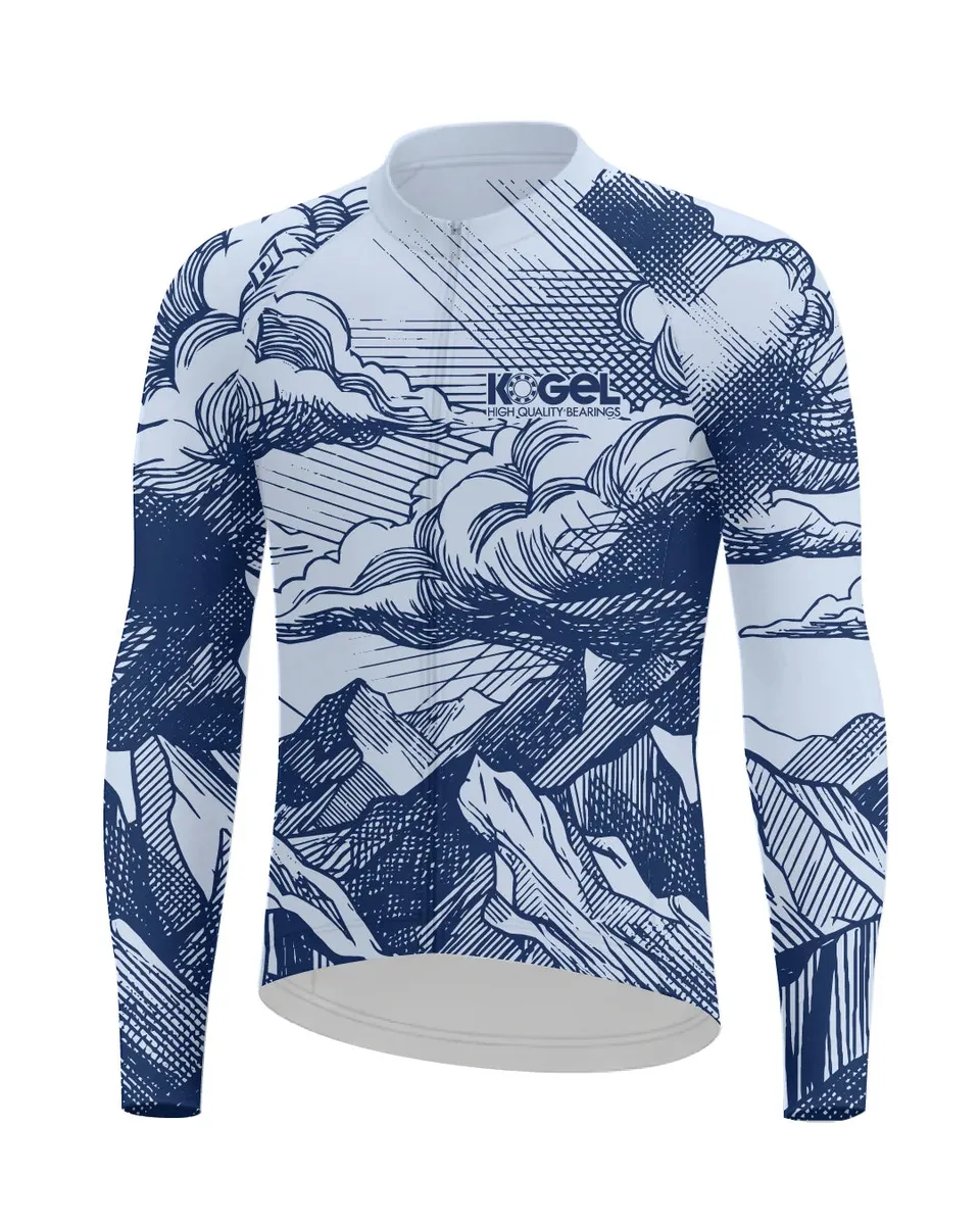 Kogel Sketch tricou ciclism maneca lunga fleece