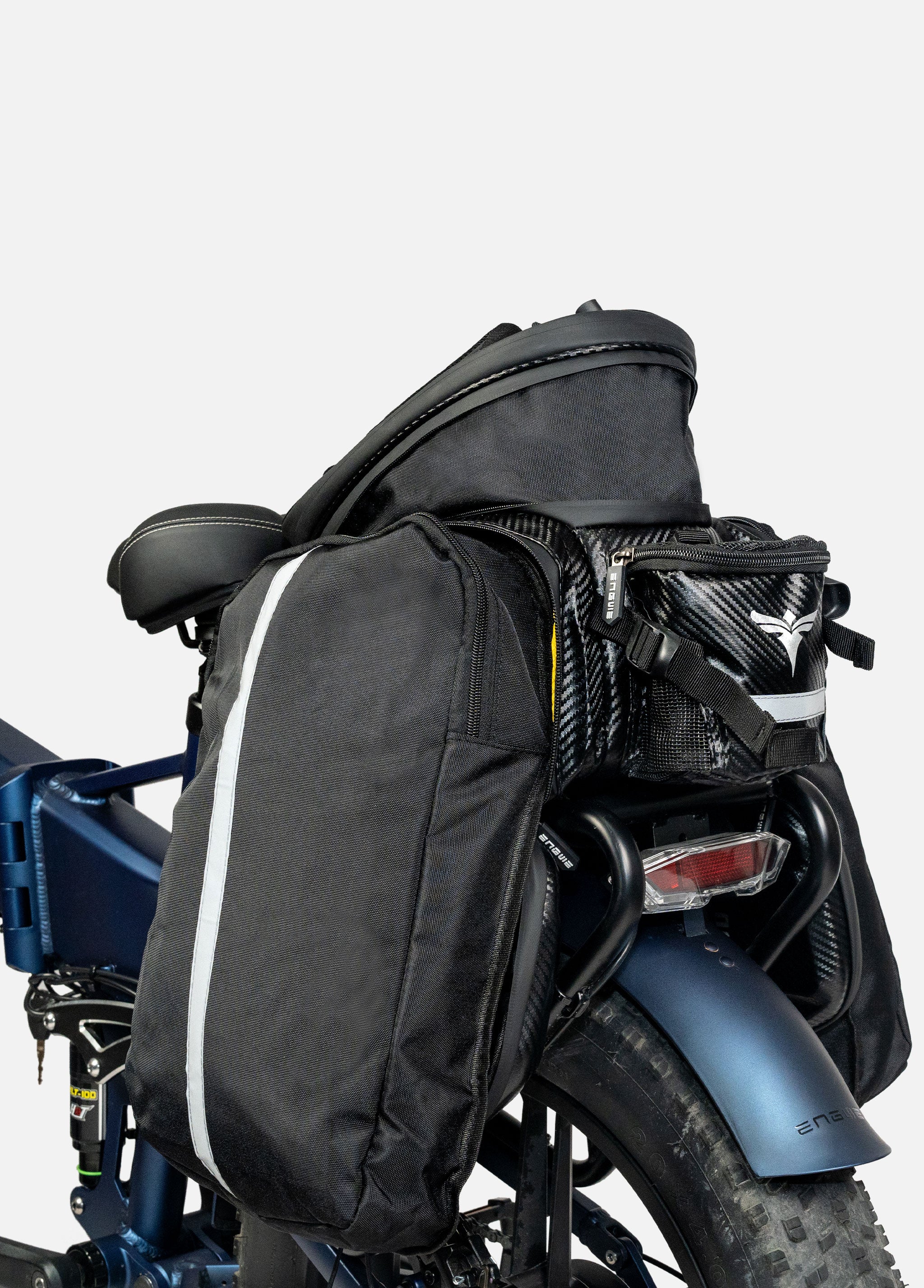 ENGWE geanta portbagaj bicicleta 35L impermeabila negru