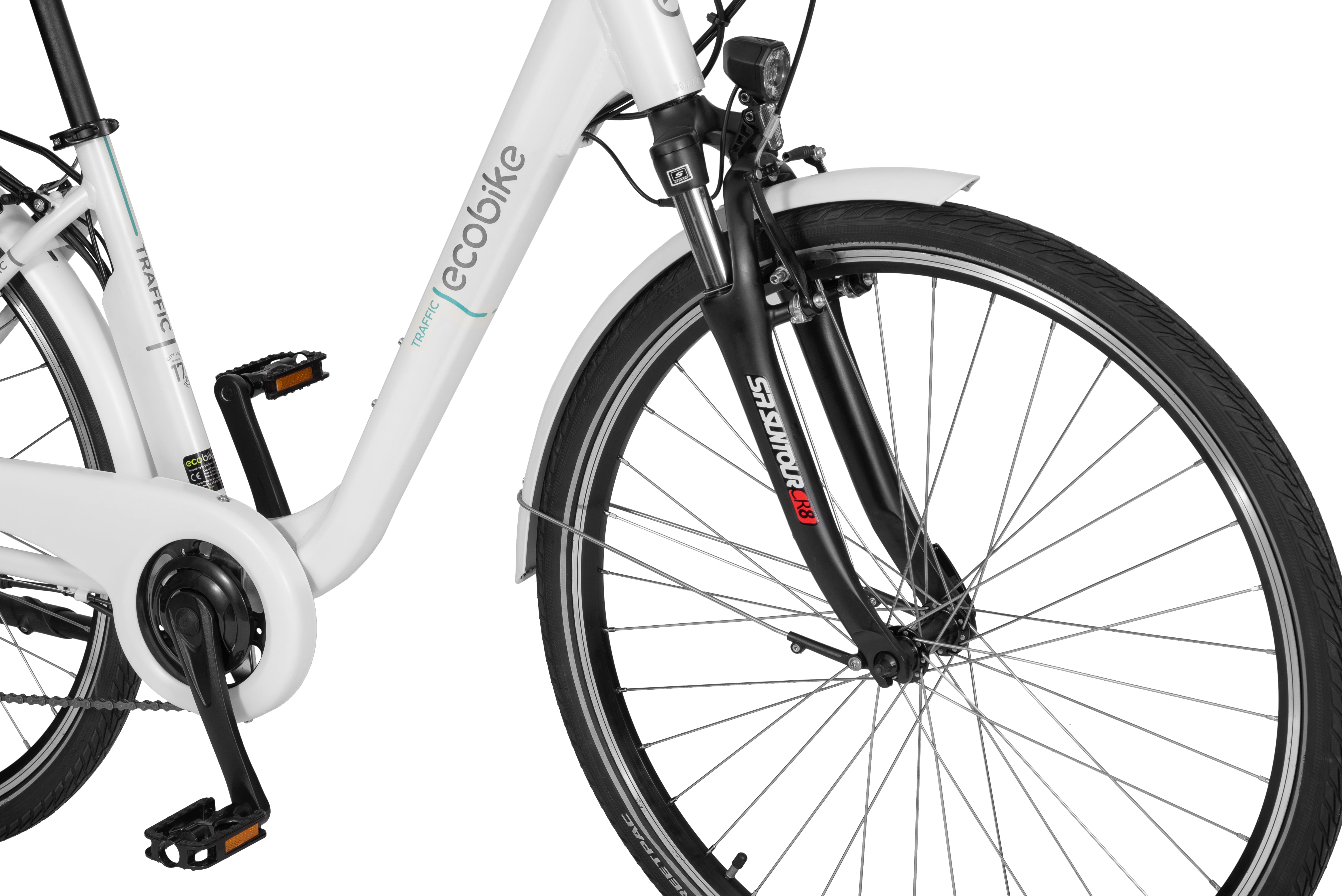 Ecobike Traffic White bicicleta electrica 28" 10,4Ah