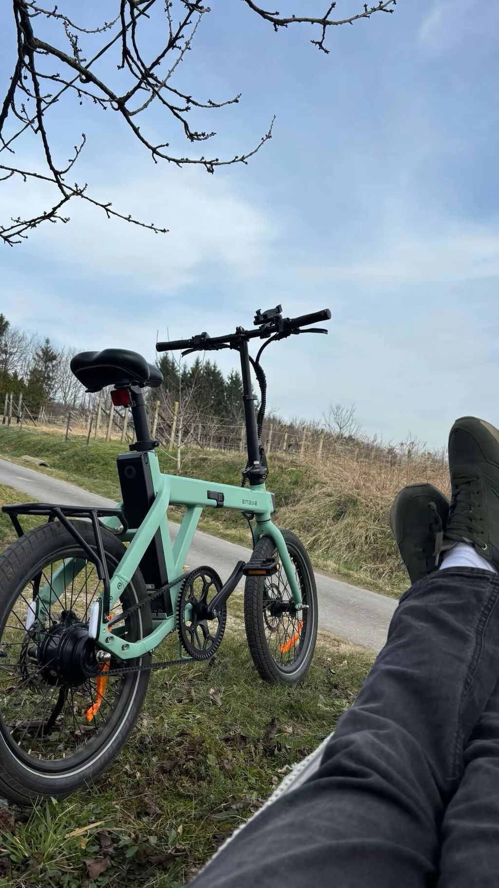 ENGWE P20 bicicletă electrică pliabilă verde 100km