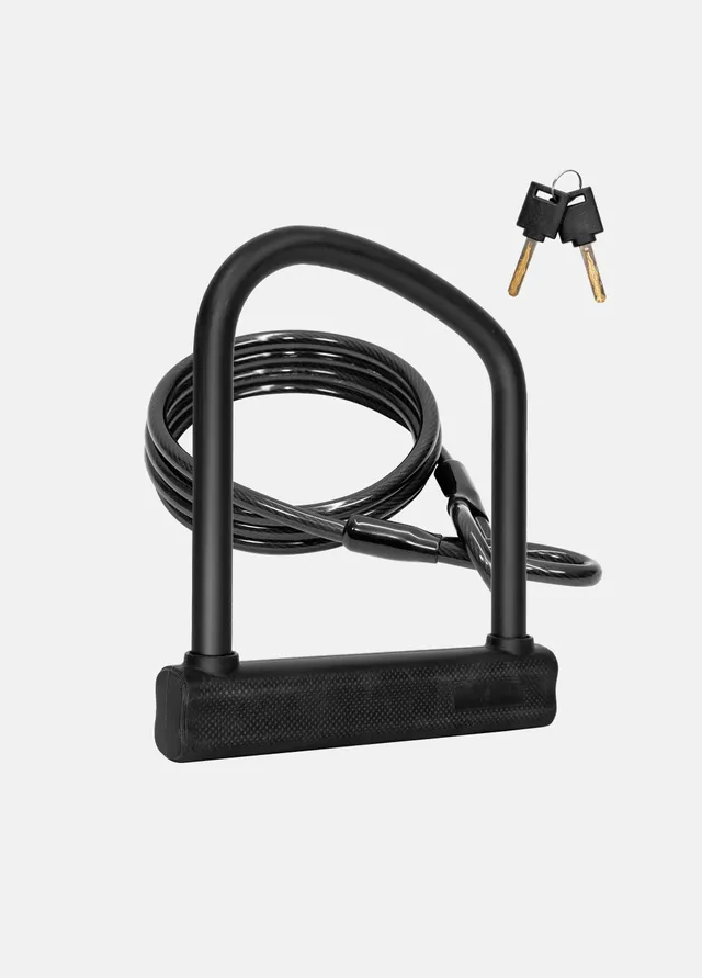 ENGWE Mini U-Lock lacat antifurt mic 18 mm cu cablu