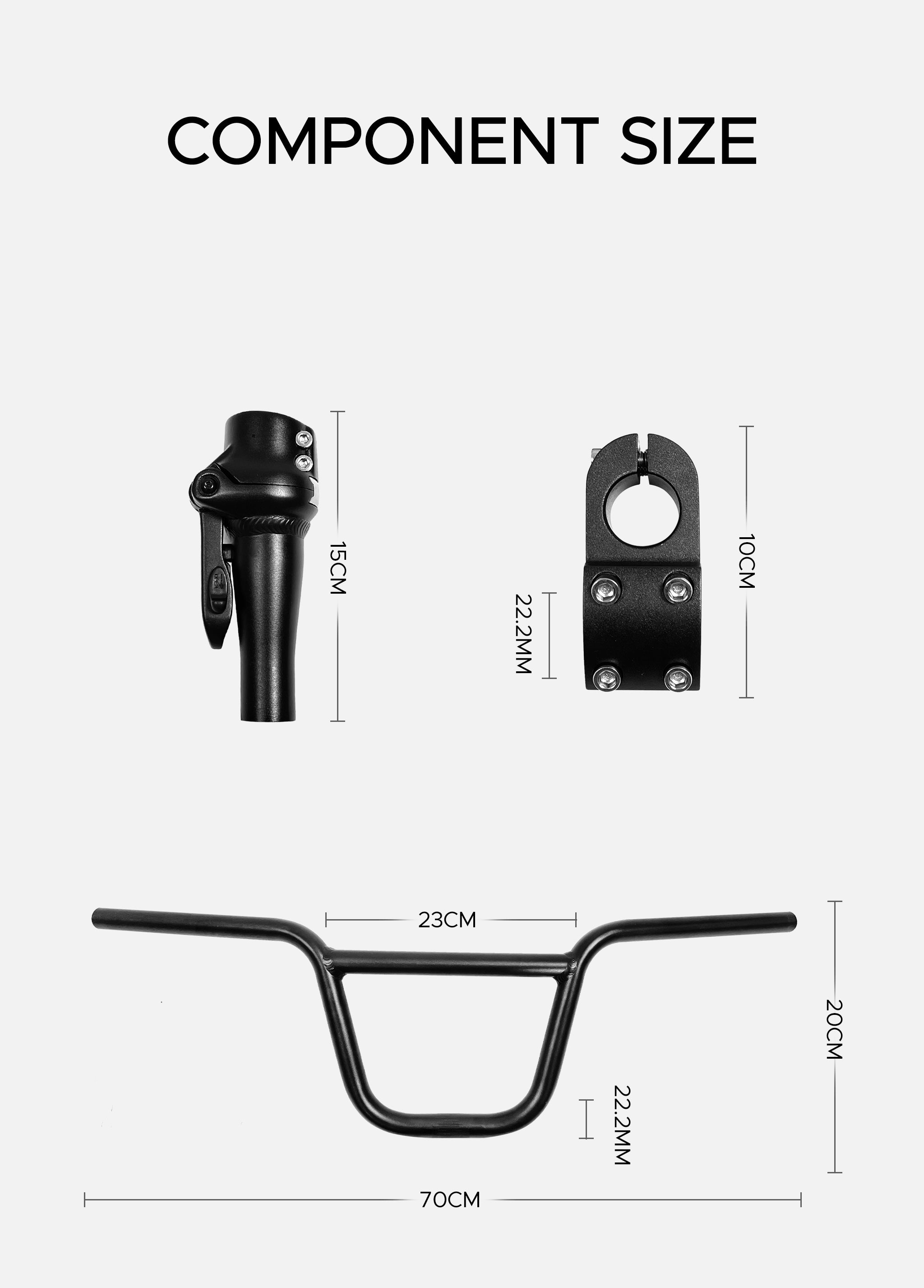ENGWE ghidon BMX bicicletă electrică X20 / L20 negru