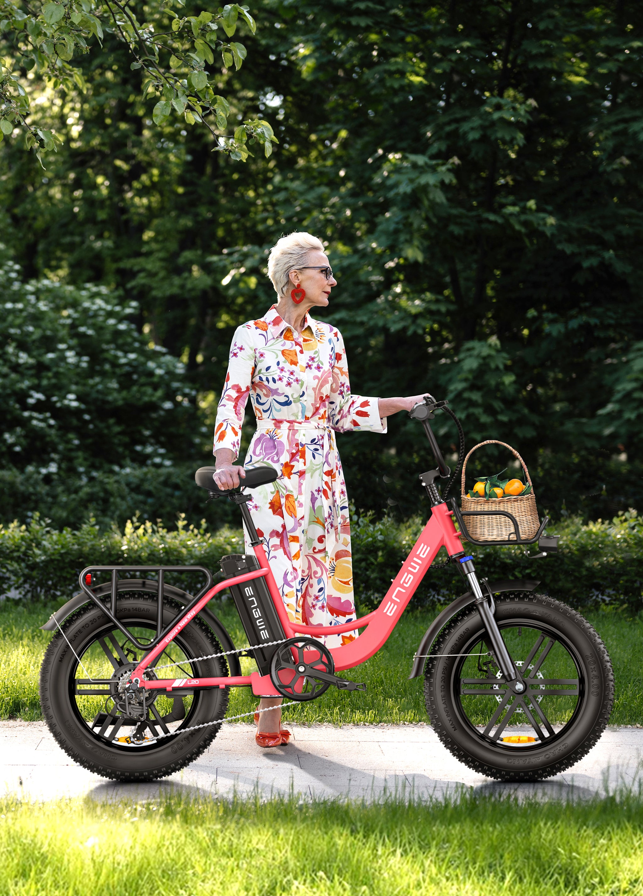 ENGWE L20 bicicletă electrică verde 48V 13Ah