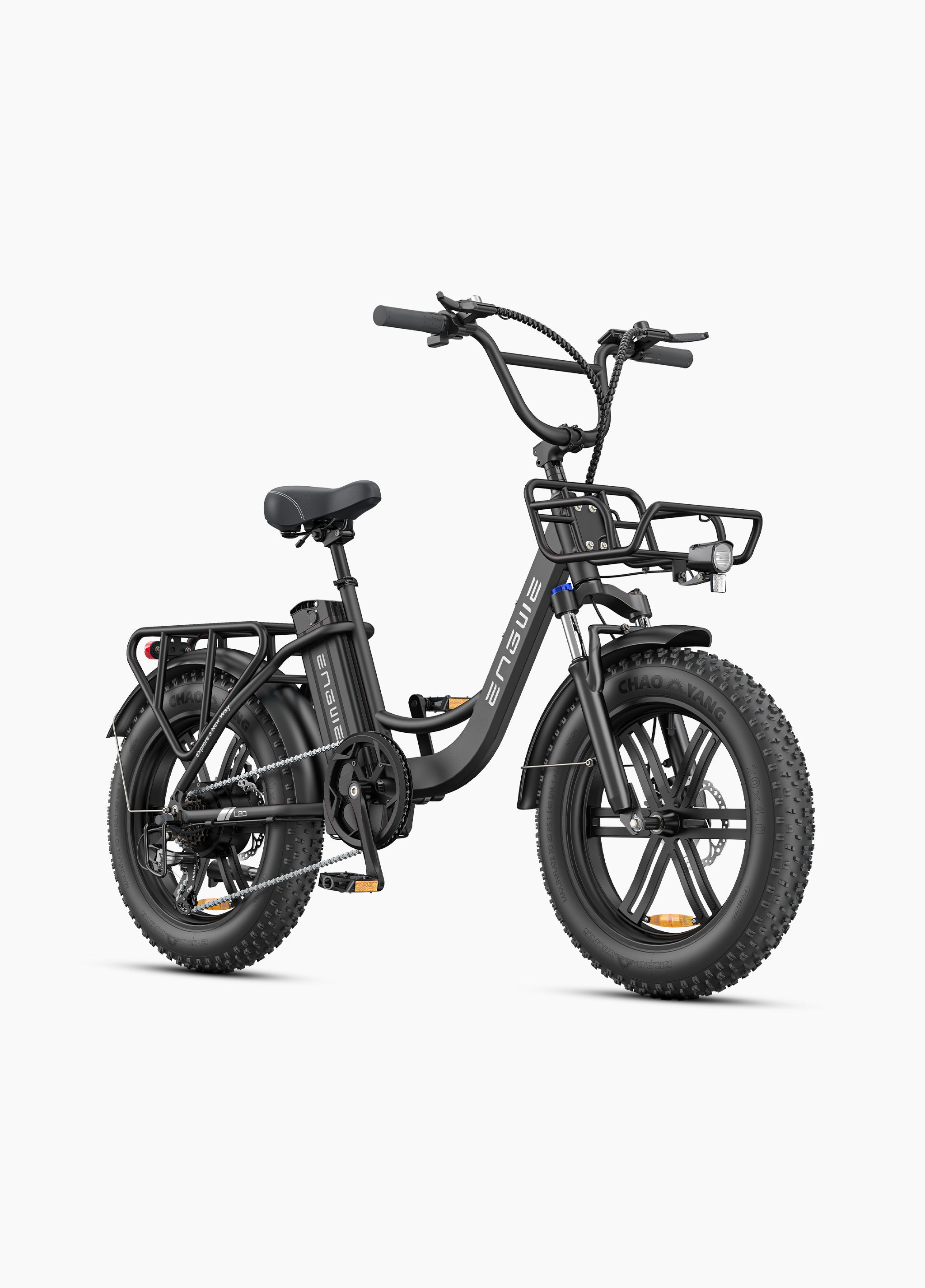 ENGWE L20 Boost bicicletă electrică neagră 126km