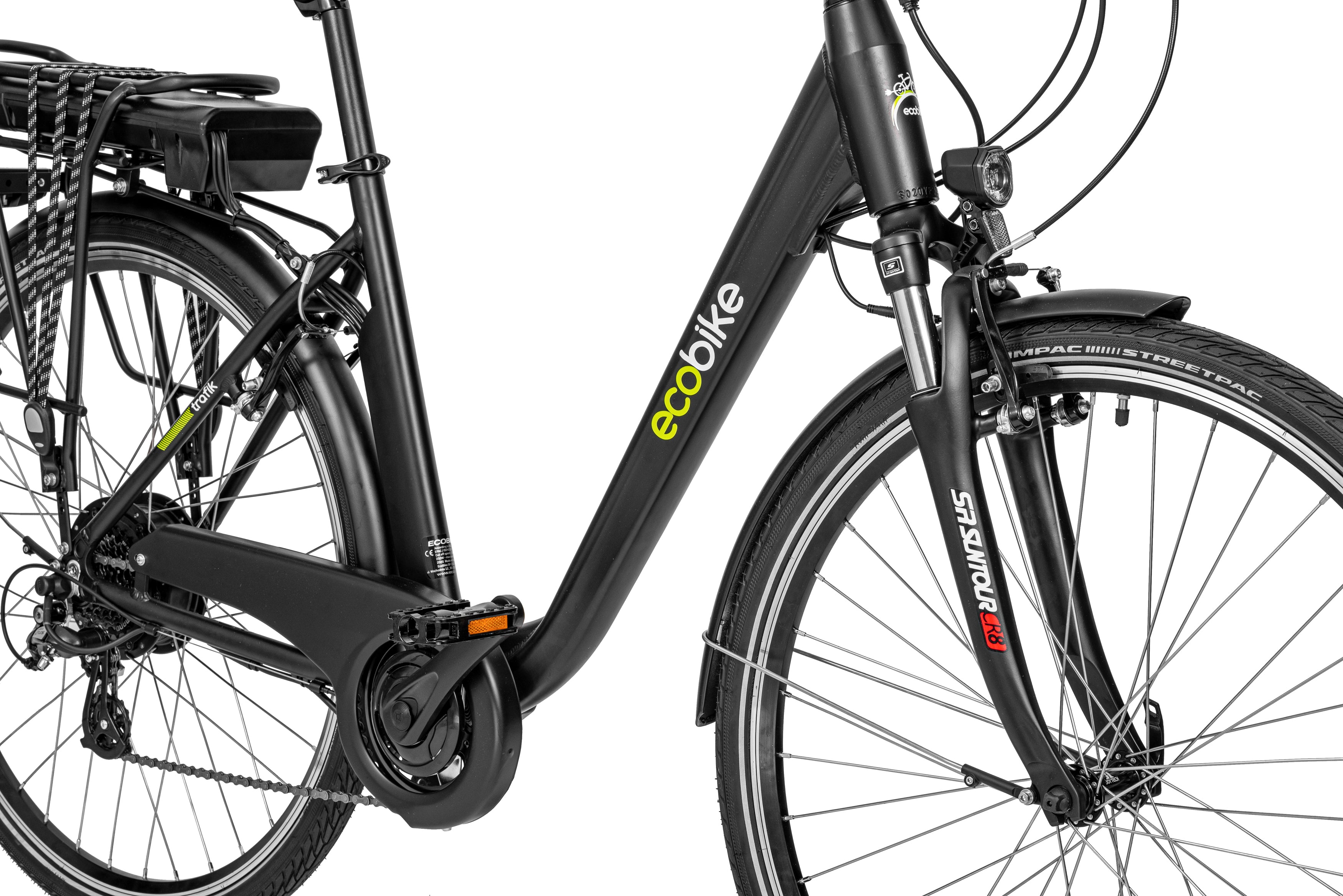 Ecobike Traffic Black Pro bicicleta electrica 11.6Ah Bafang