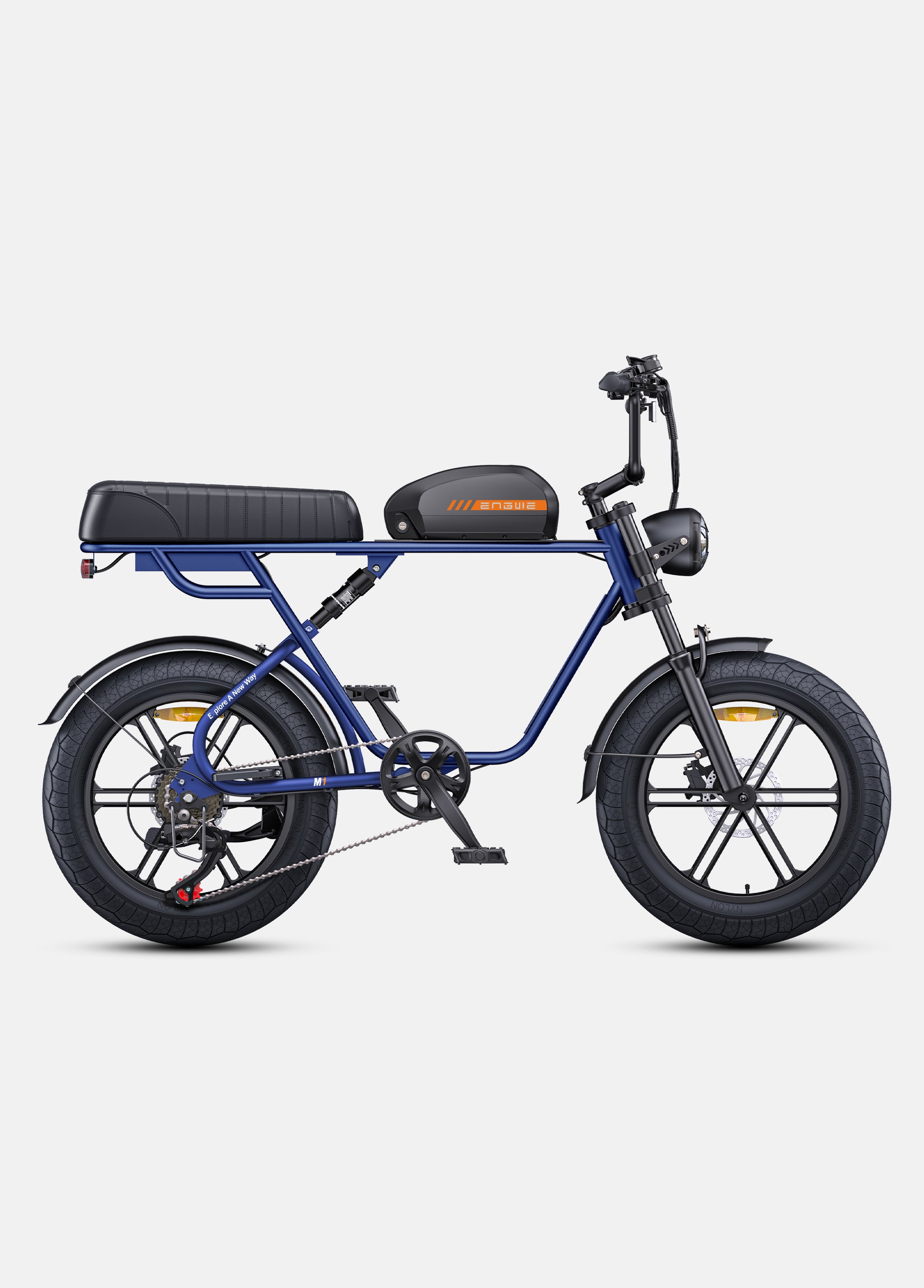 ENGWE M1 bicicleta electrica negru baterie dubla 170 km