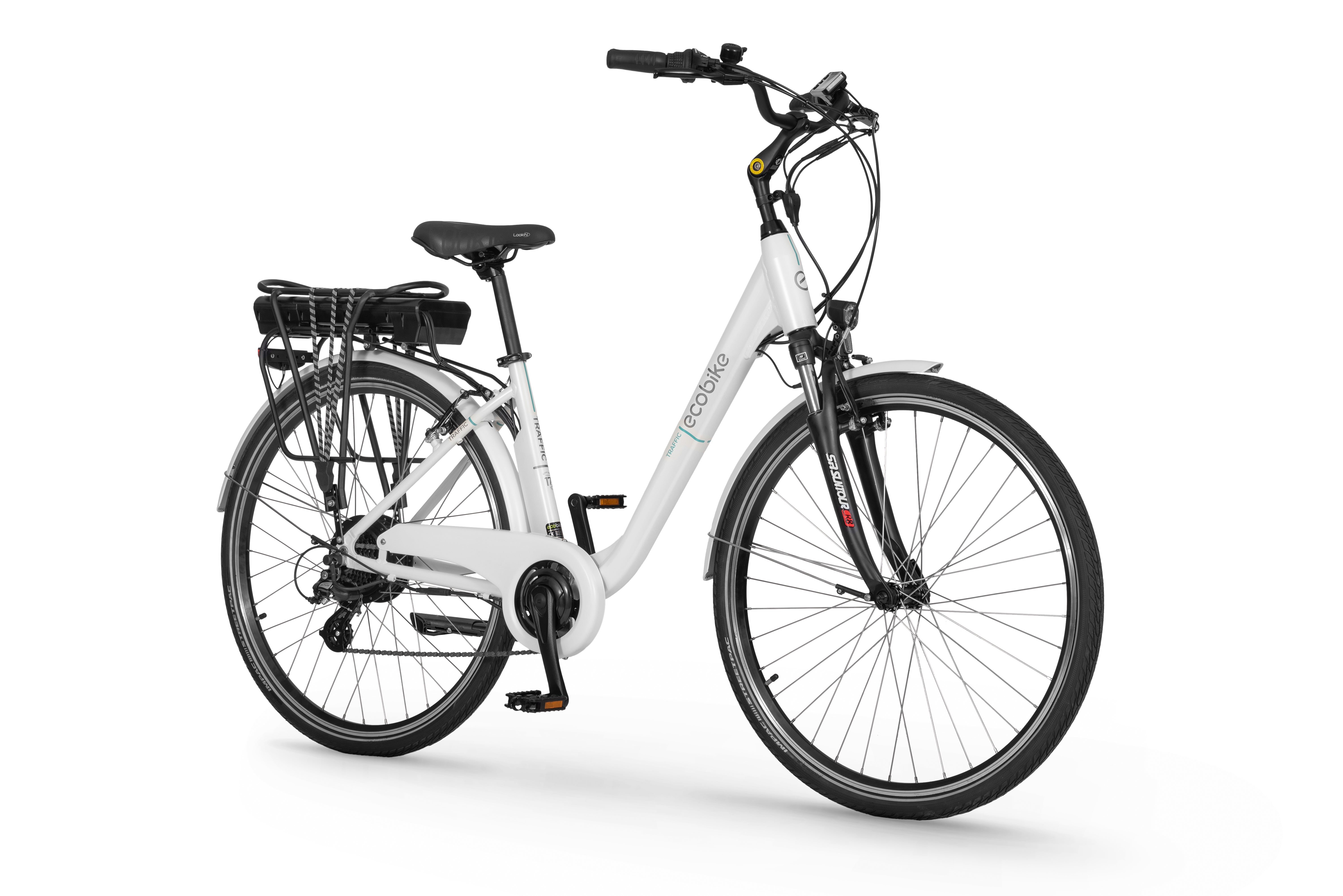 Ecobike Traffic White bicicleta electrica 28" 10,4Ah