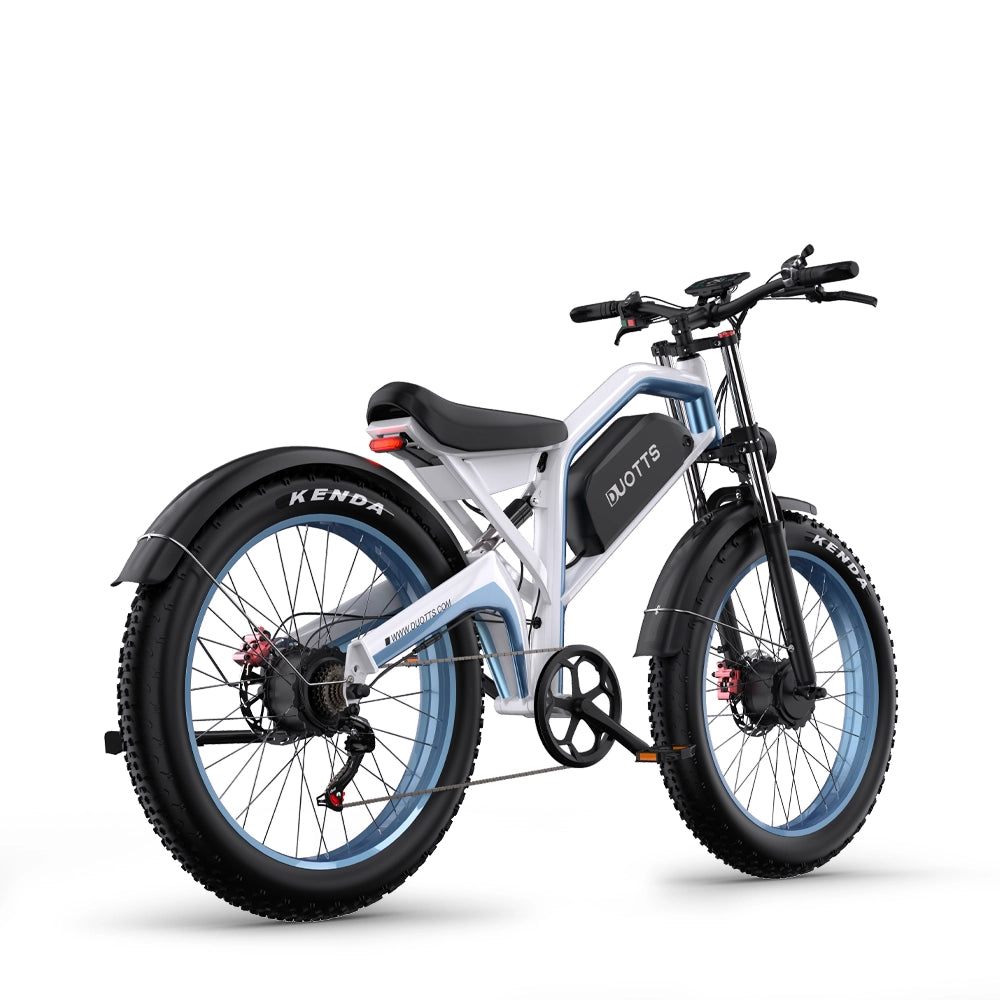 Duotts N26 bicicleta electrica negru-rosu 26 inch