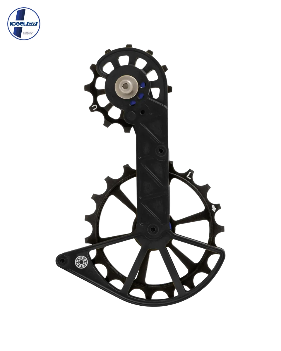 Kogel Kolossos Shimano GRX 2x patina schimbator auriu ceramic
