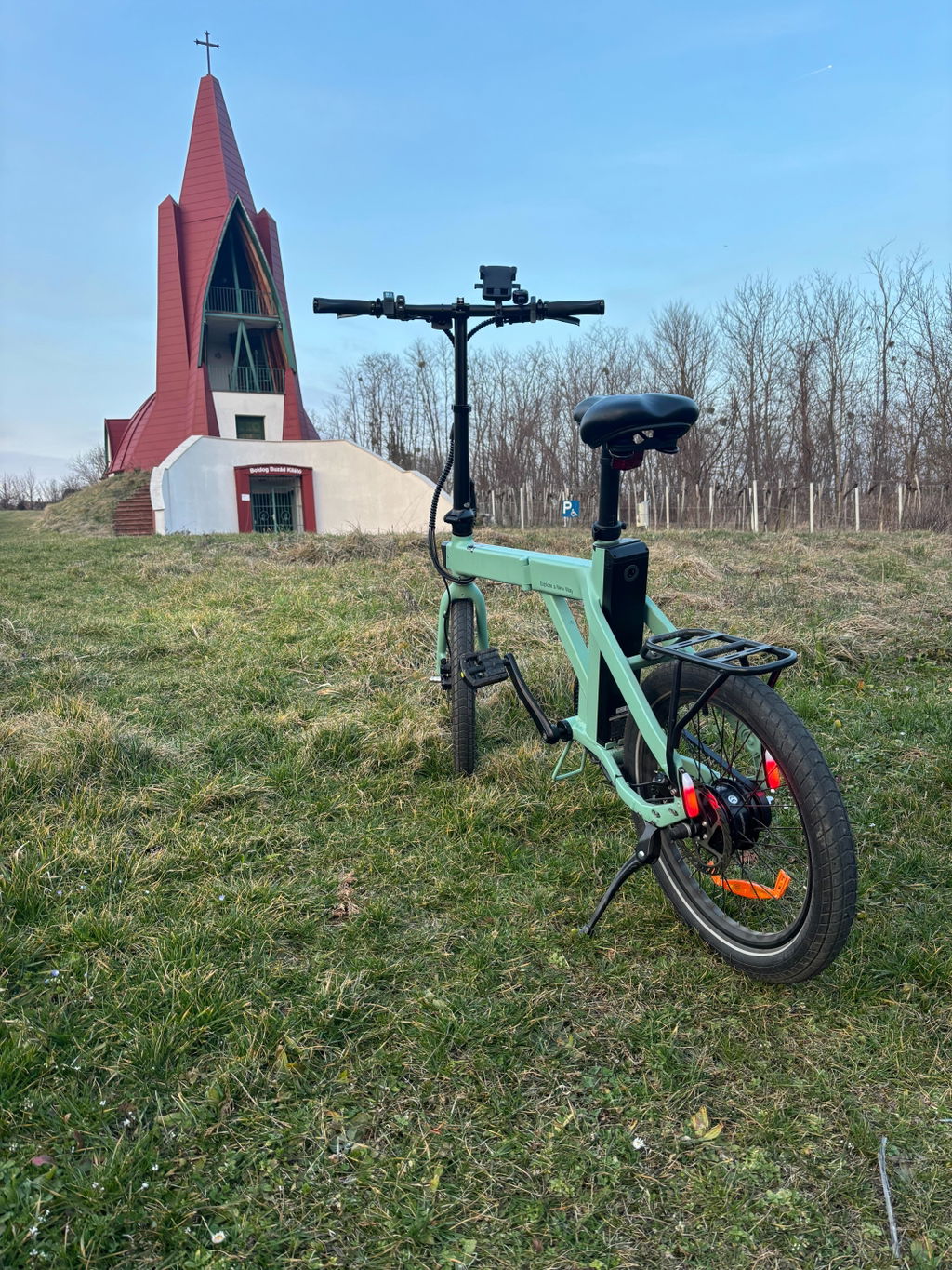 ENGWE P20 bicicletă electrică pliabilă verde 100km