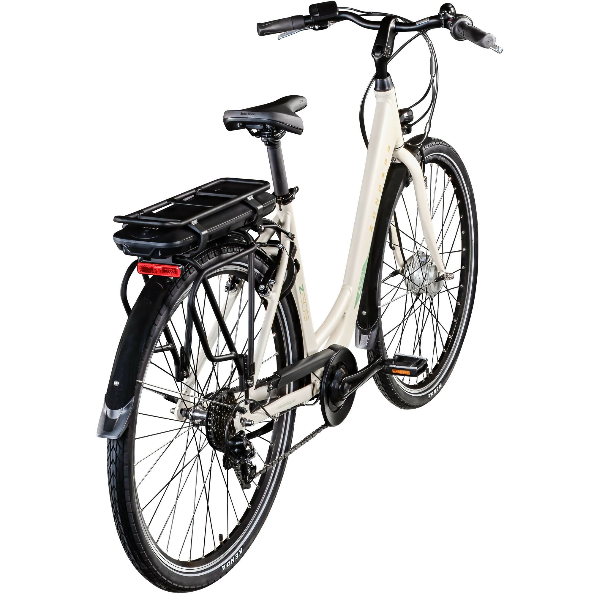 Zündapp Z503 bicicletă electrică damă 28" alb-verde 49cm