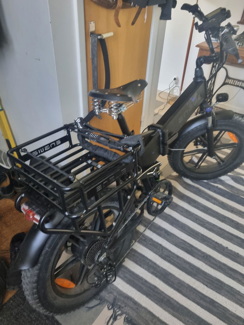 ENGWE Engine X bicicletă electrică pliabilă 20x4.0 negru