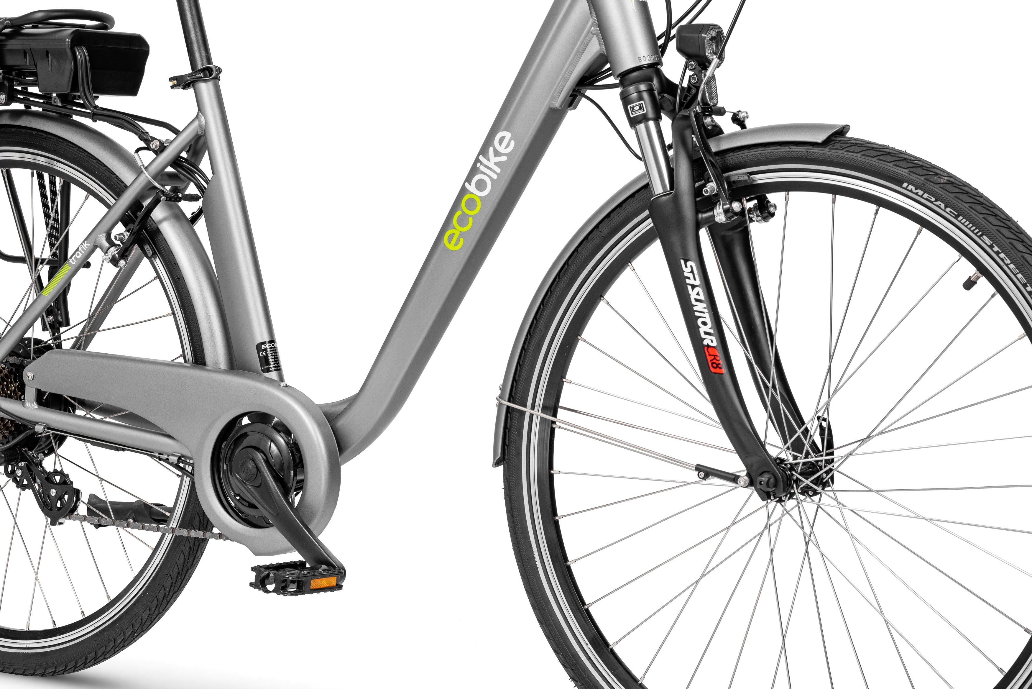 Ecobike Traffic Grey bicicleta electrica 28" 11,6Ah